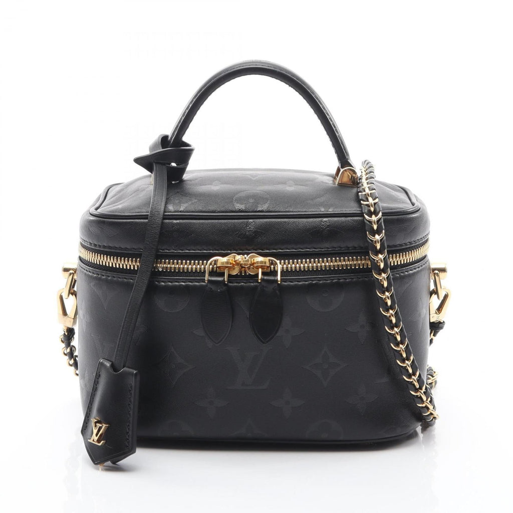 Louis Vuitton Black Leather Handbag