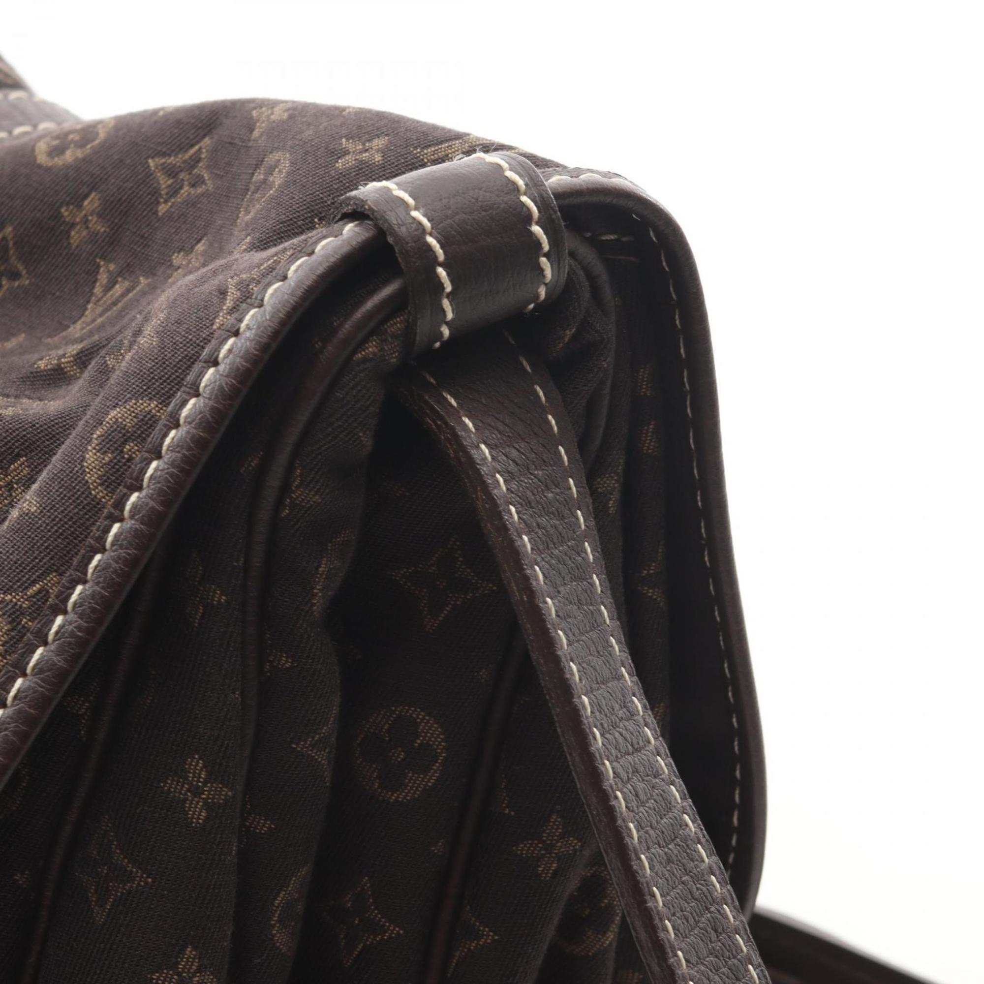 Louis Vuitton Brown Ebene Monogram Mini Lin Shoulder Bag