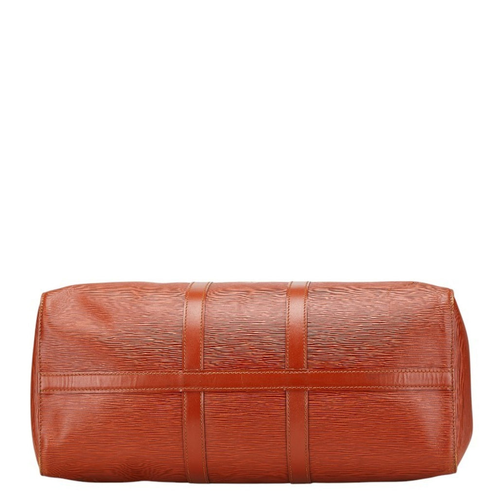 Louis Vuitton Brown Gold Cipango Leather Boston Bag