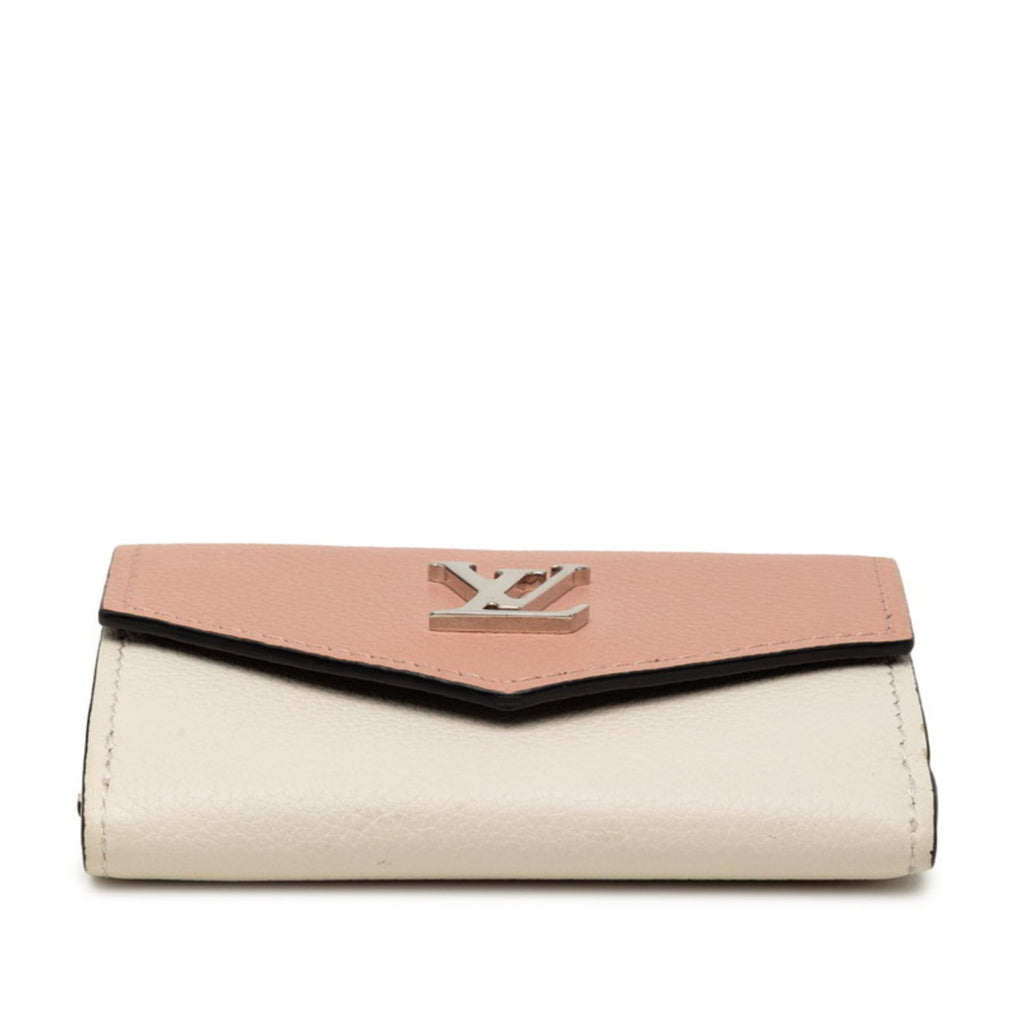 Louis Vuitton Pink Leather Wallet (Tri-Fold)