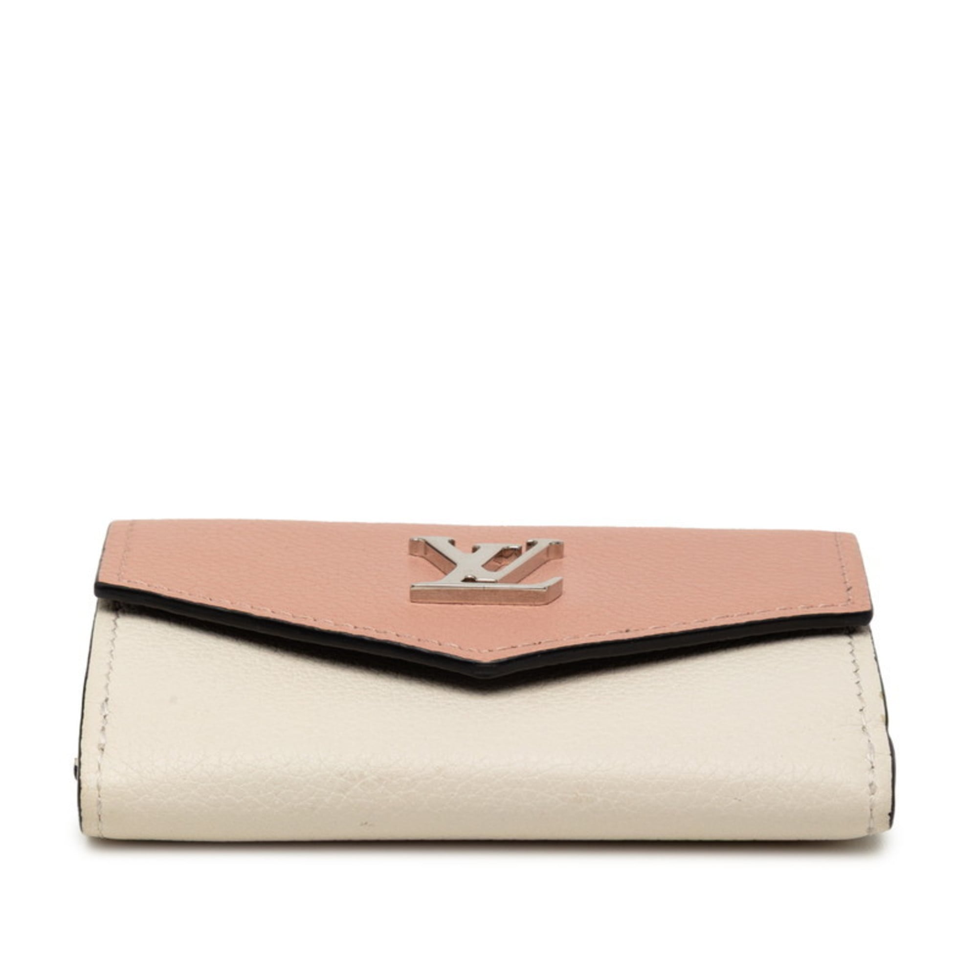 Louis Vuitton Pink Leather Wallet (Tri-Fold)