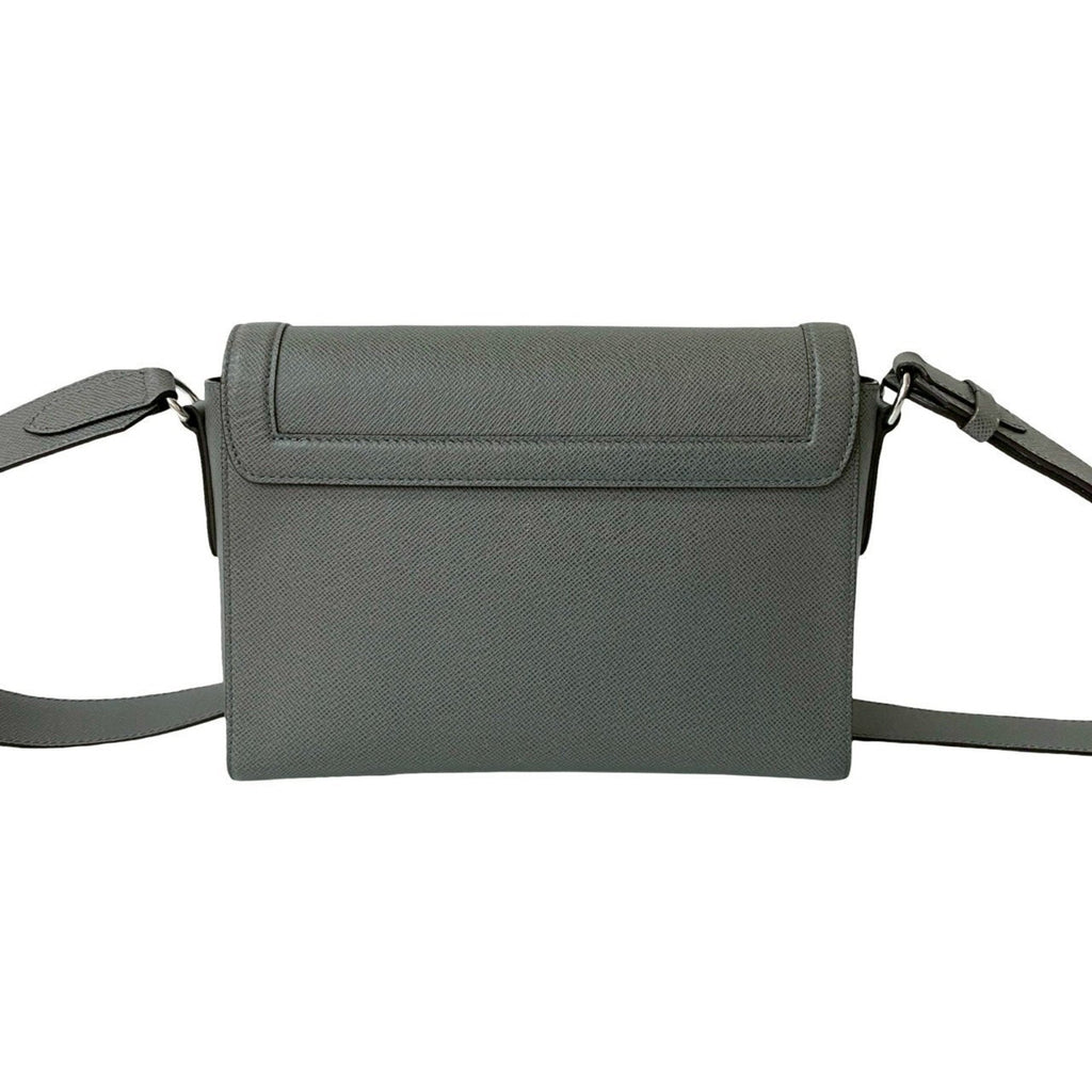Louis Vuitton Gray Leather Shoulder Bag