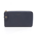 Louis Vuitton Navy Navy Blue Leather Long Wallet