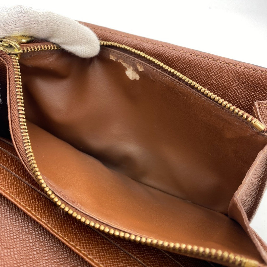 Louis Vuitton Brown Monogram Monogram Leather Long Wallet