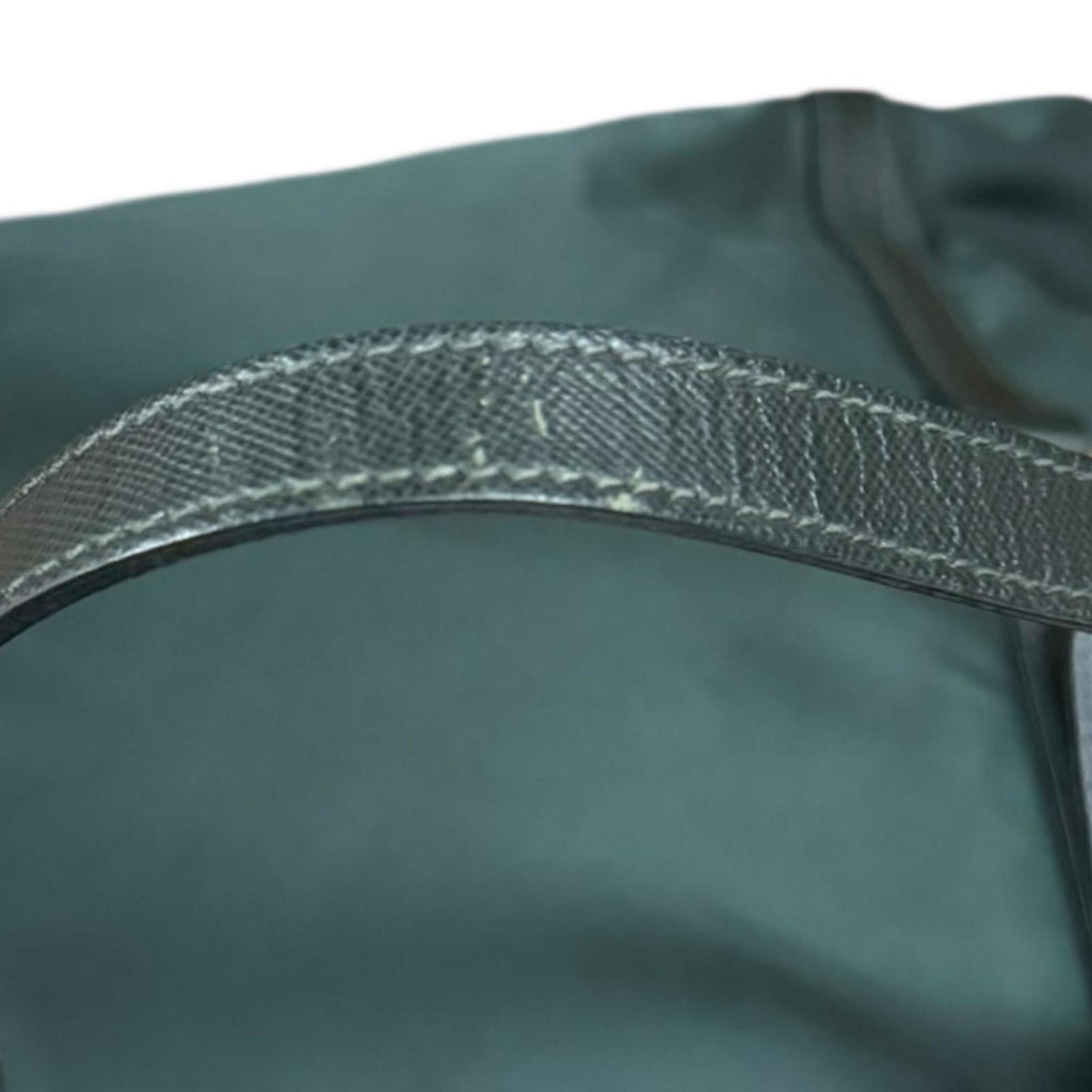 Prada Green Nylon Shoulder Bag