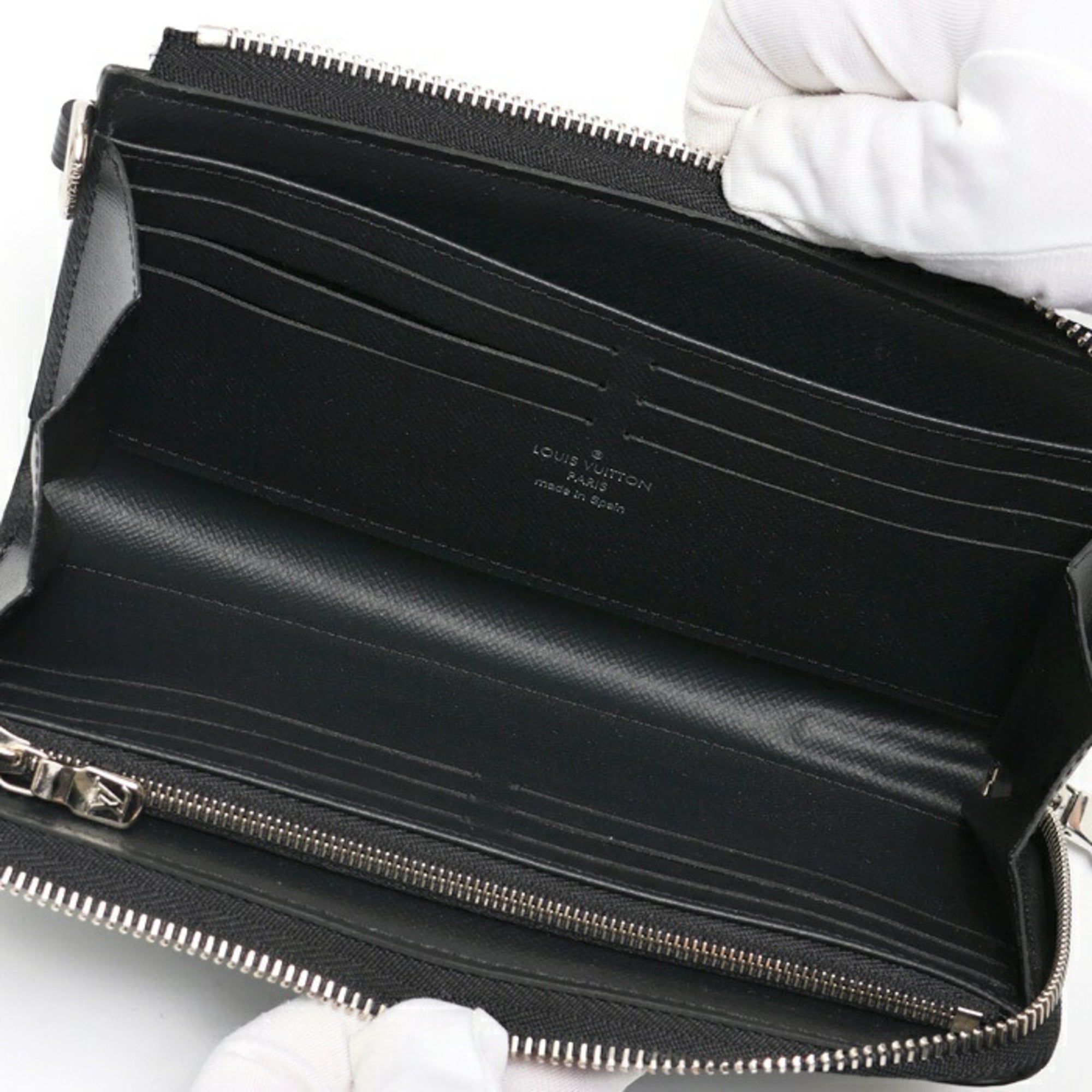 Louis Vuitton Black Noir Epi Leather Coin Purse/Coin Case