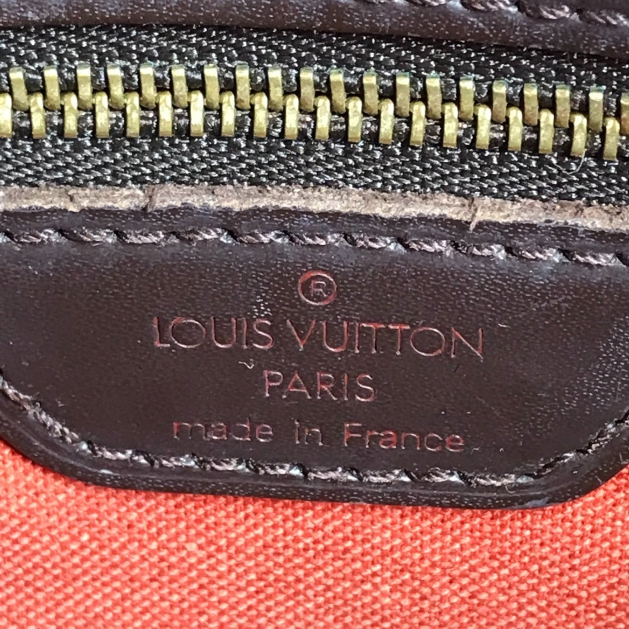 Louis Vuitton Brown Ebene Damier Canvas Handbag Shoulder Bag Tote Bag