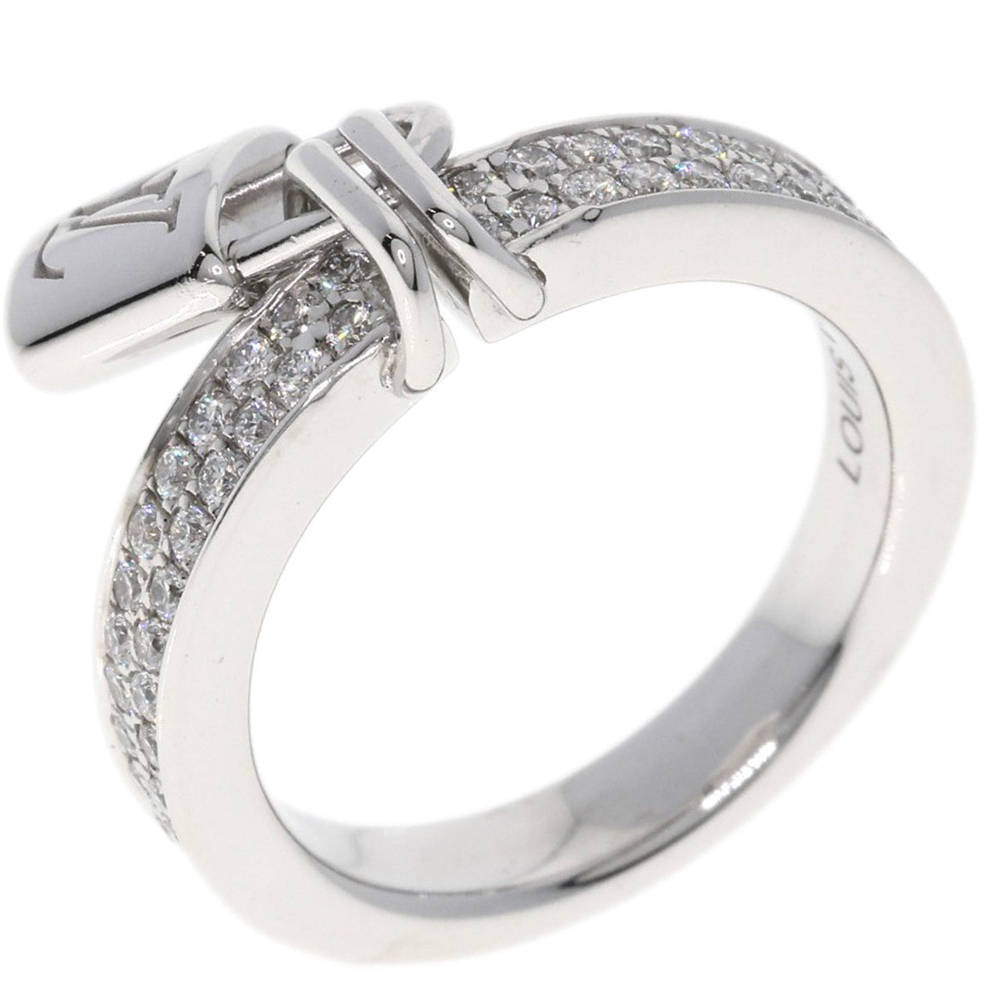 Louis Vuitton White Gold (18K) Band Ring