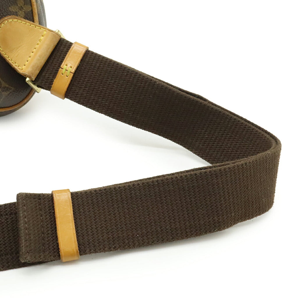 Louis Vuitton Black Brown Monogram Monogram Pochette