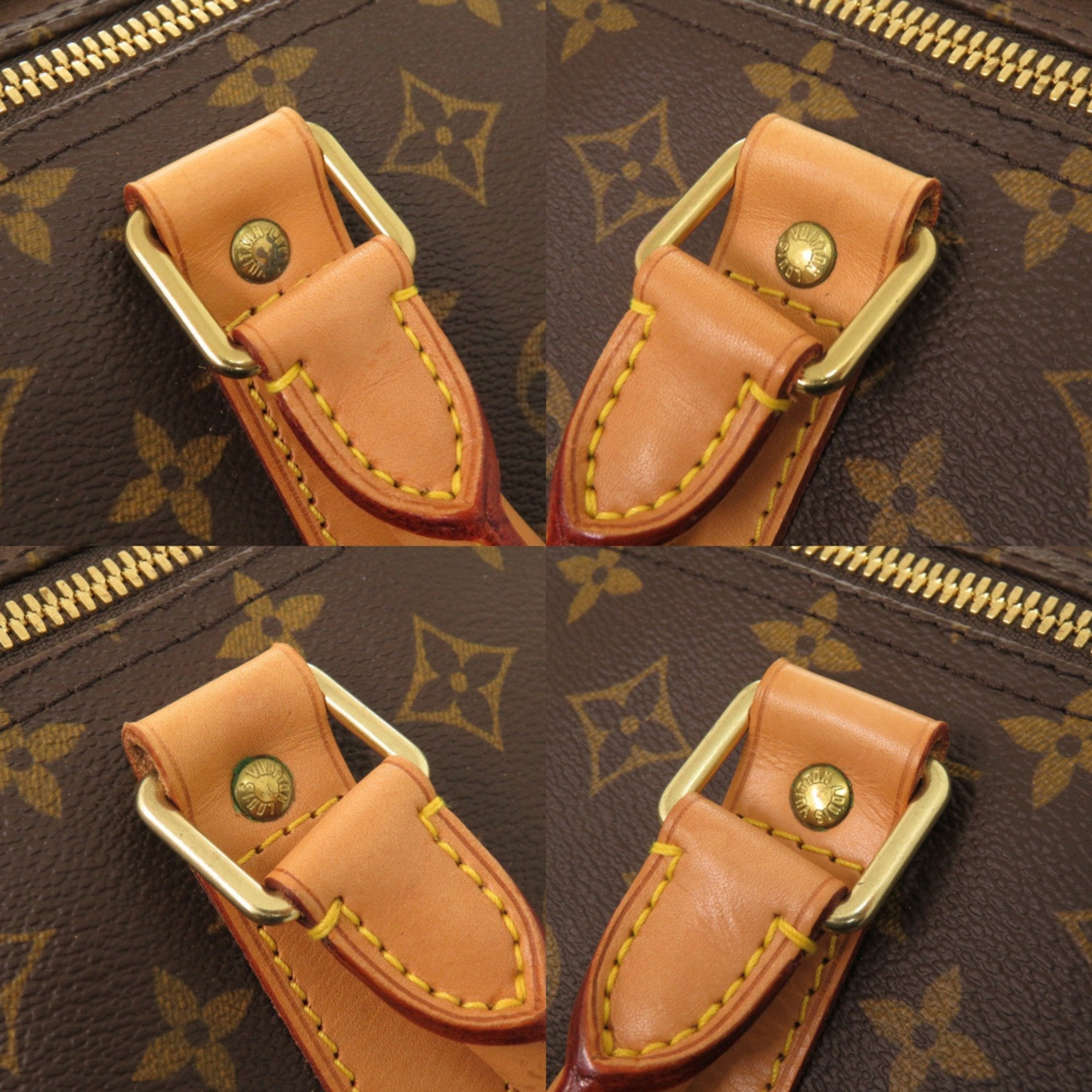 Louis Vuitton Brown Monogram Canvas Boston Bag