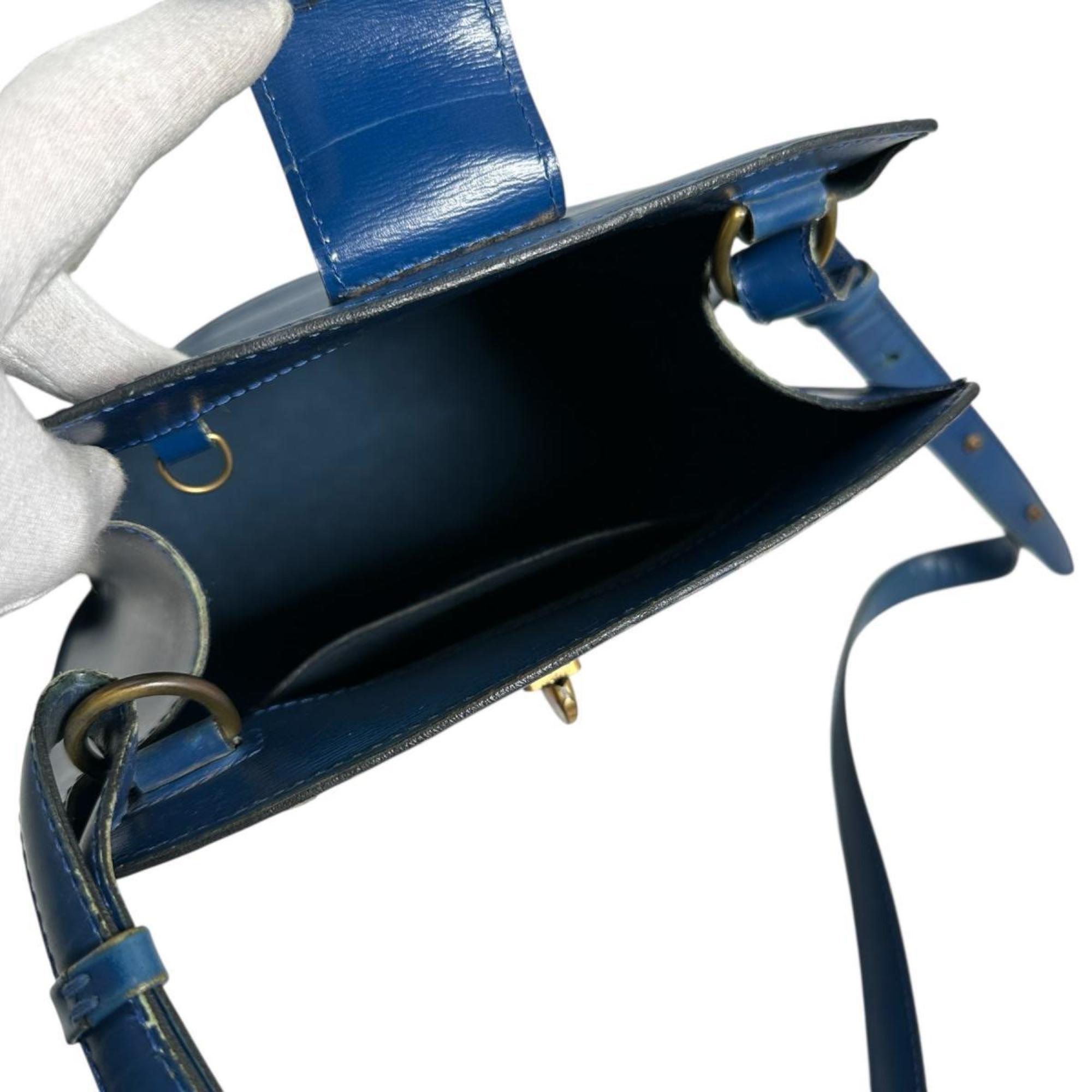 Louis Vuitton Blue Epi Leather Shoulder Bag