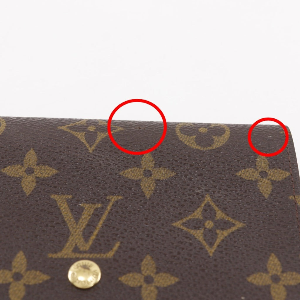 Louis Vuitton Brown Monogram Canvas Wallet