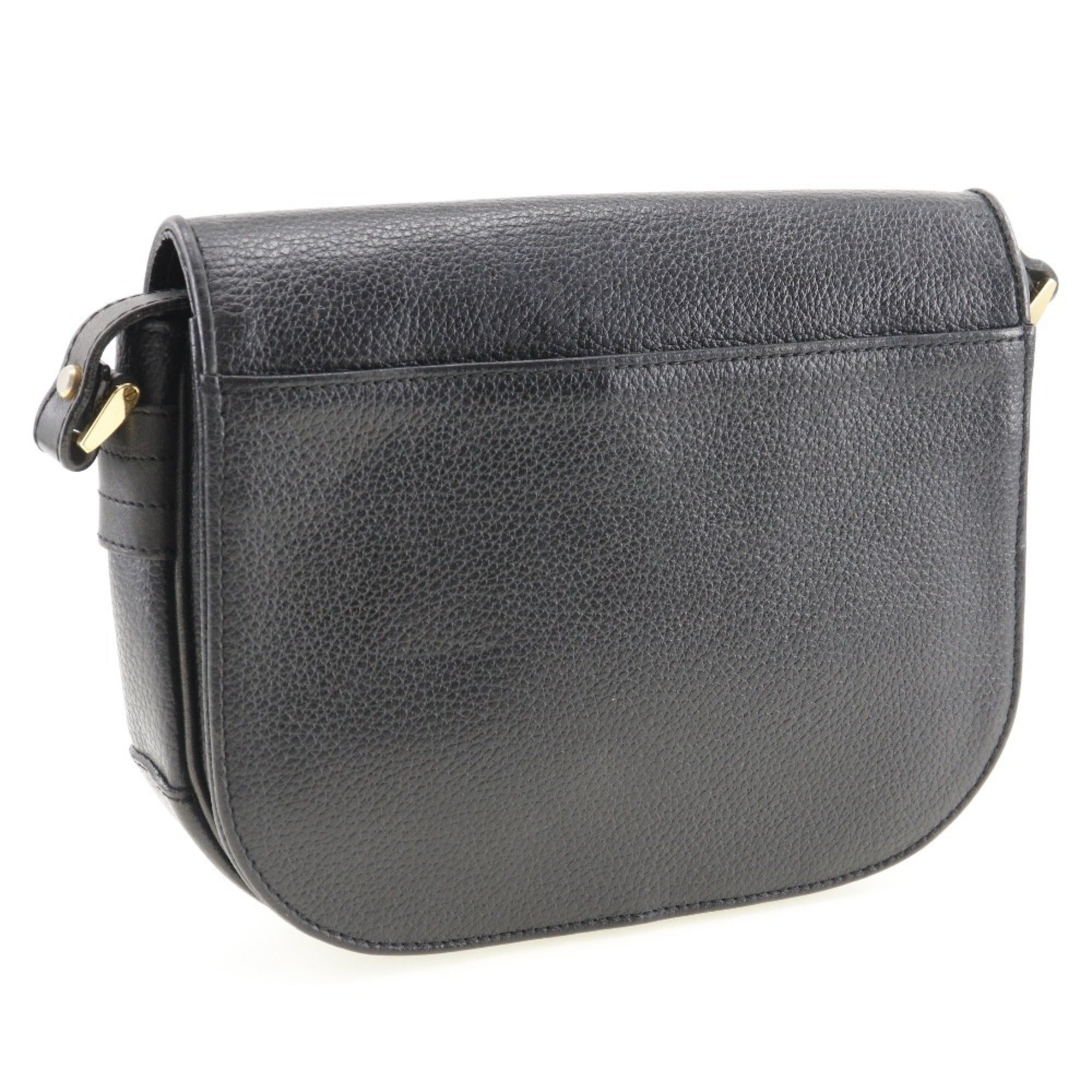 Burberry Black Leather Shoulder Bag