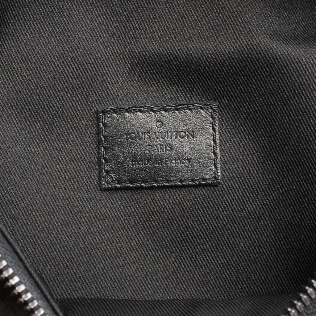 Louis Vuitton Black Multi-Color Coated Canvas Leather Fanny Pack Handbag