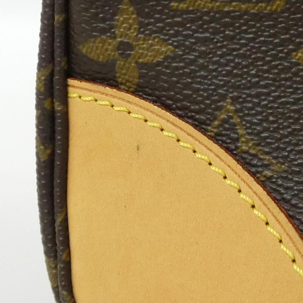Louis Vuitton Brown Coated Canvas Shoulder Bag