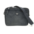 Prada Black Nylon Briefcase Shoulder Bag