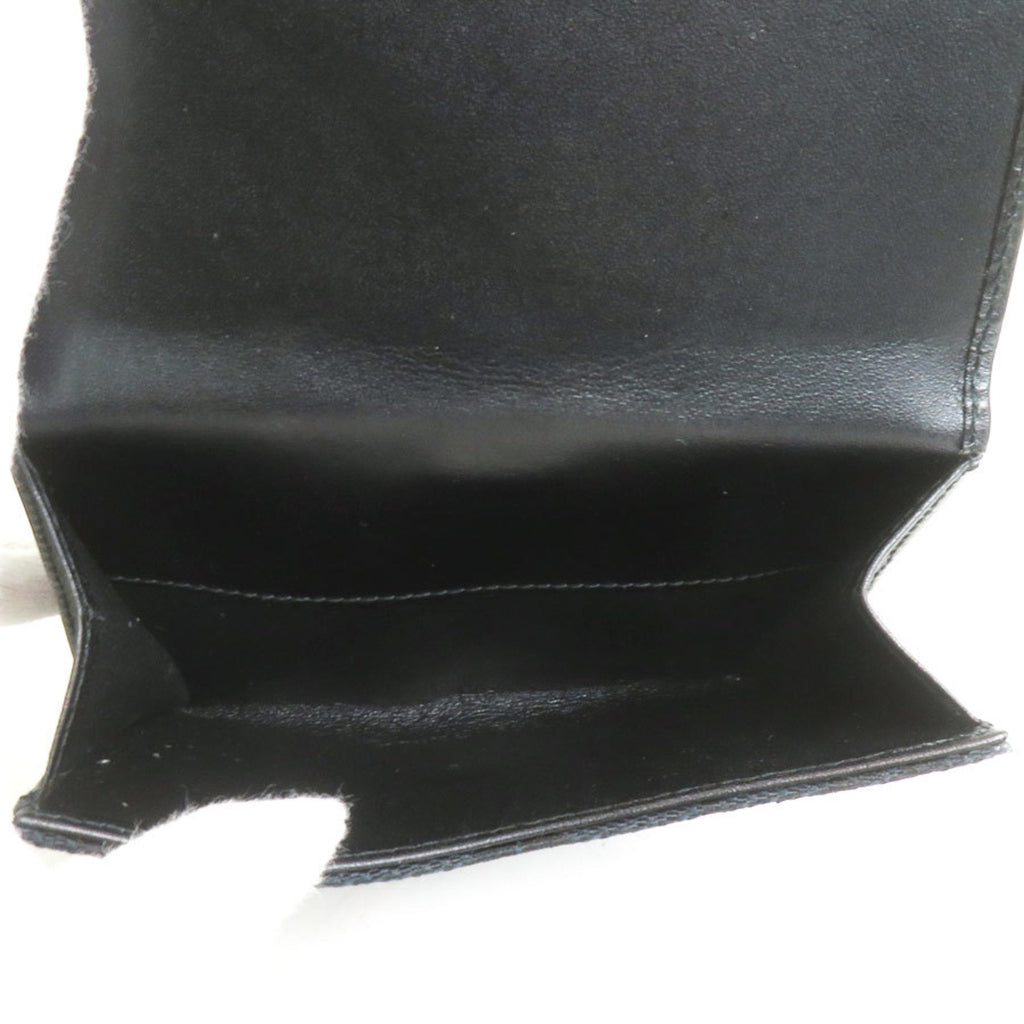 Gucci Black Gg Canvas Leather Wallet (Bi-Fold) (Pre-Owned)