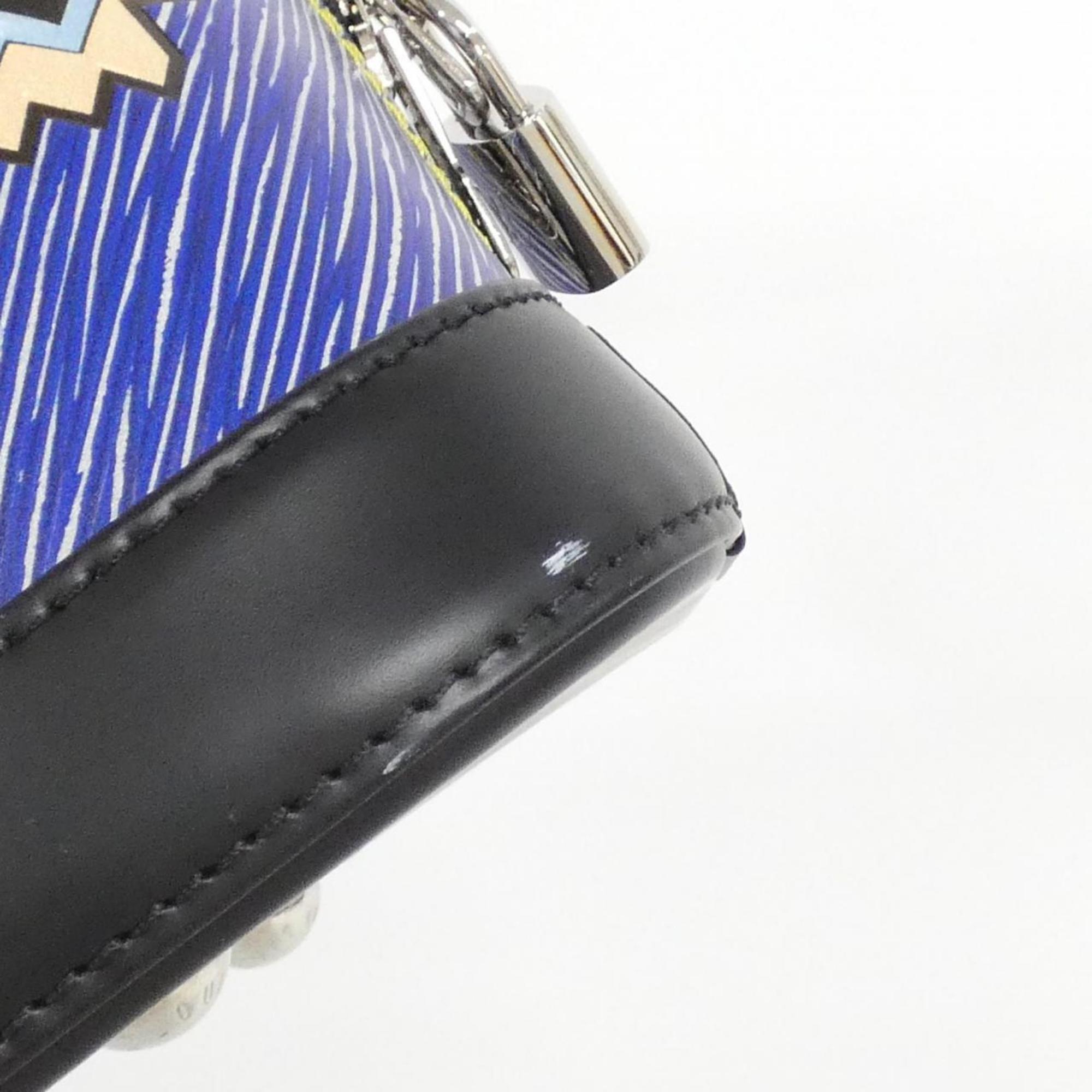 Louis Vuitton Blue Leather Handbag