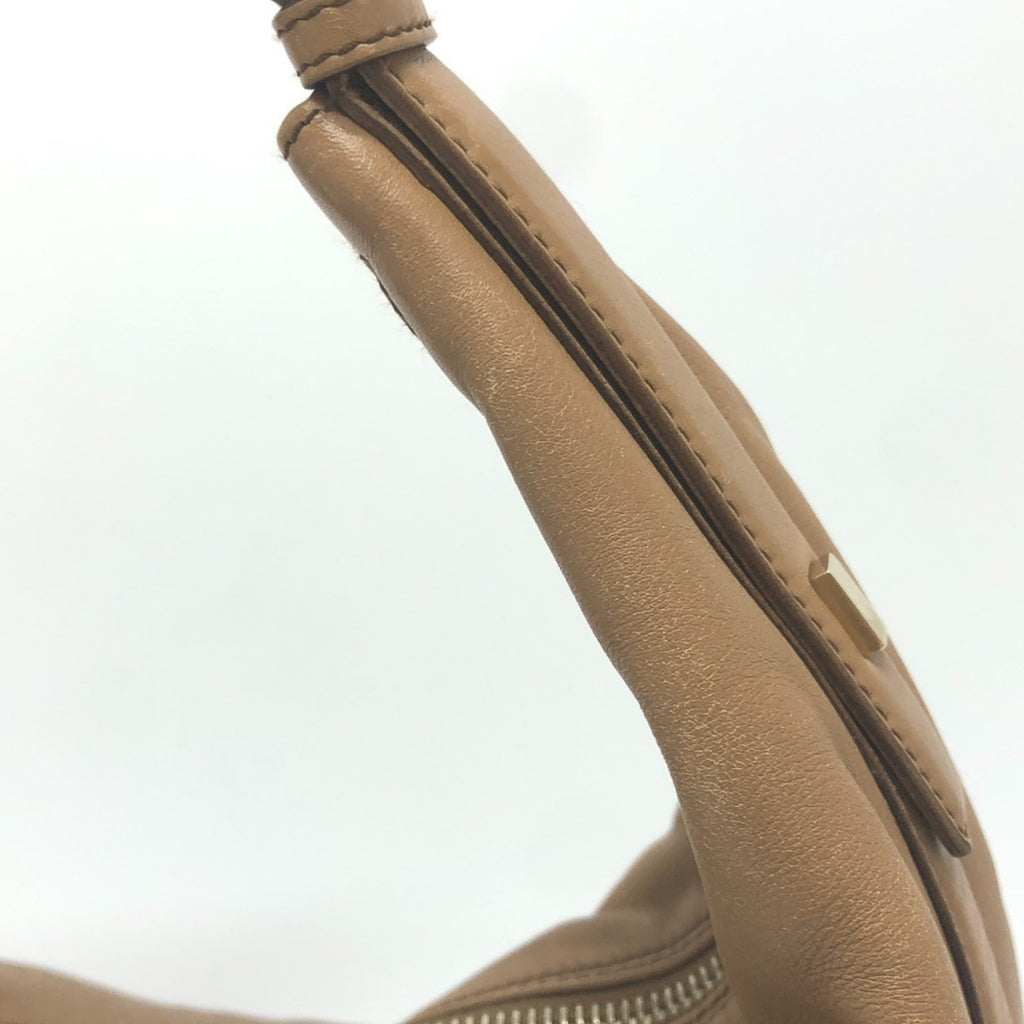 Gucci Brown Leather Handbag Shoulder Bag (Pre-Owned)