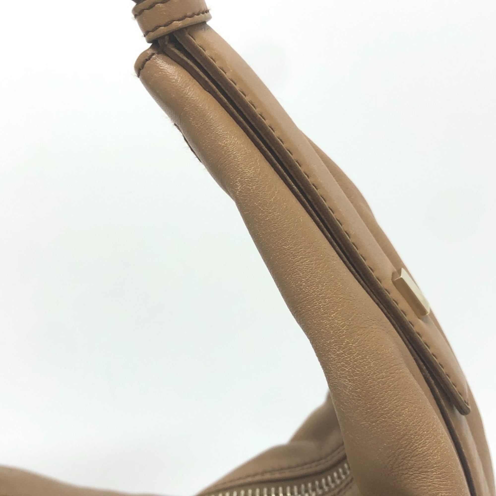Gucci Brown Leather Handbag Shoulder Bag (Pre-Owned)