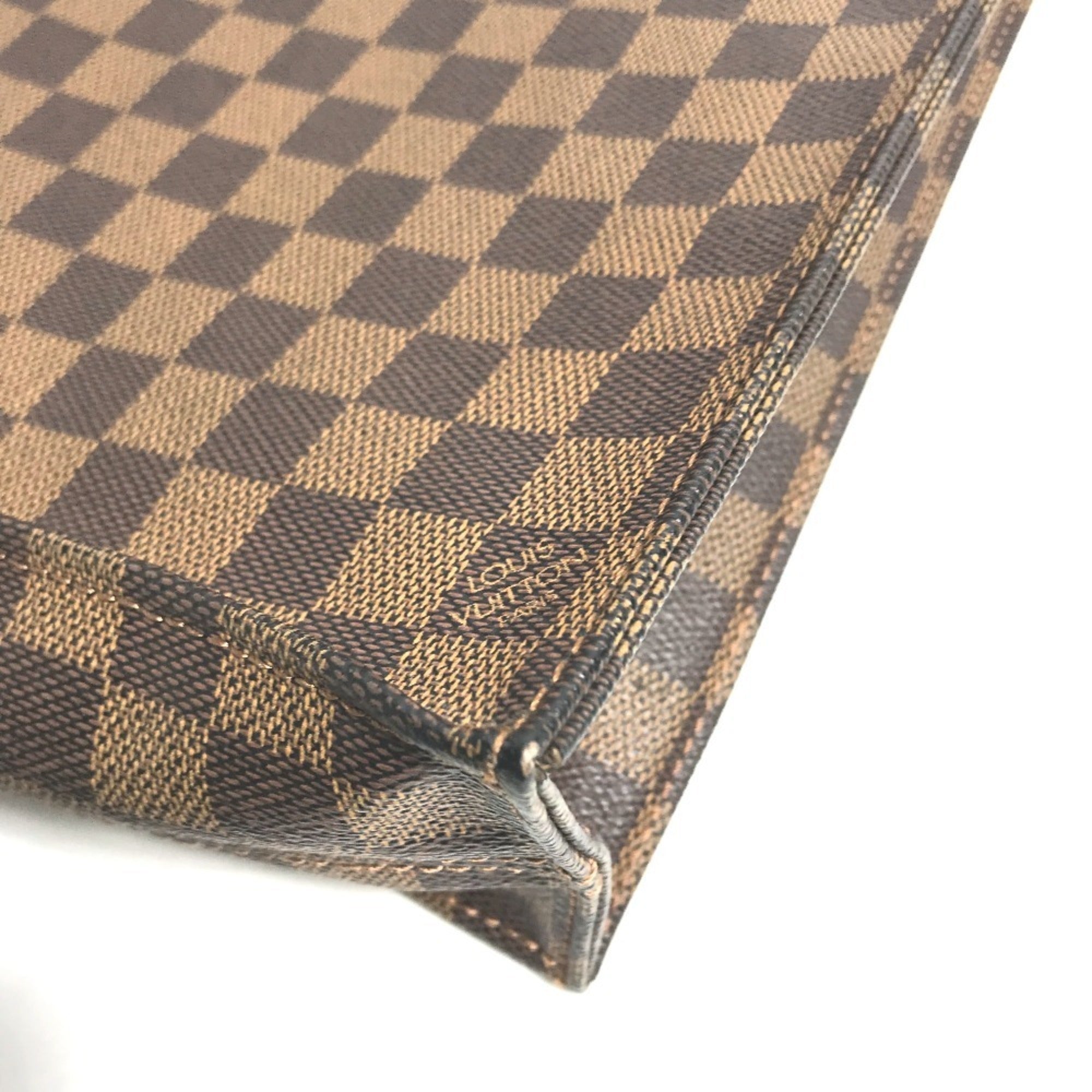 Louis Vuitton Brown Damier Canvas Ebene Damier Canvas Handbag Tote Bag