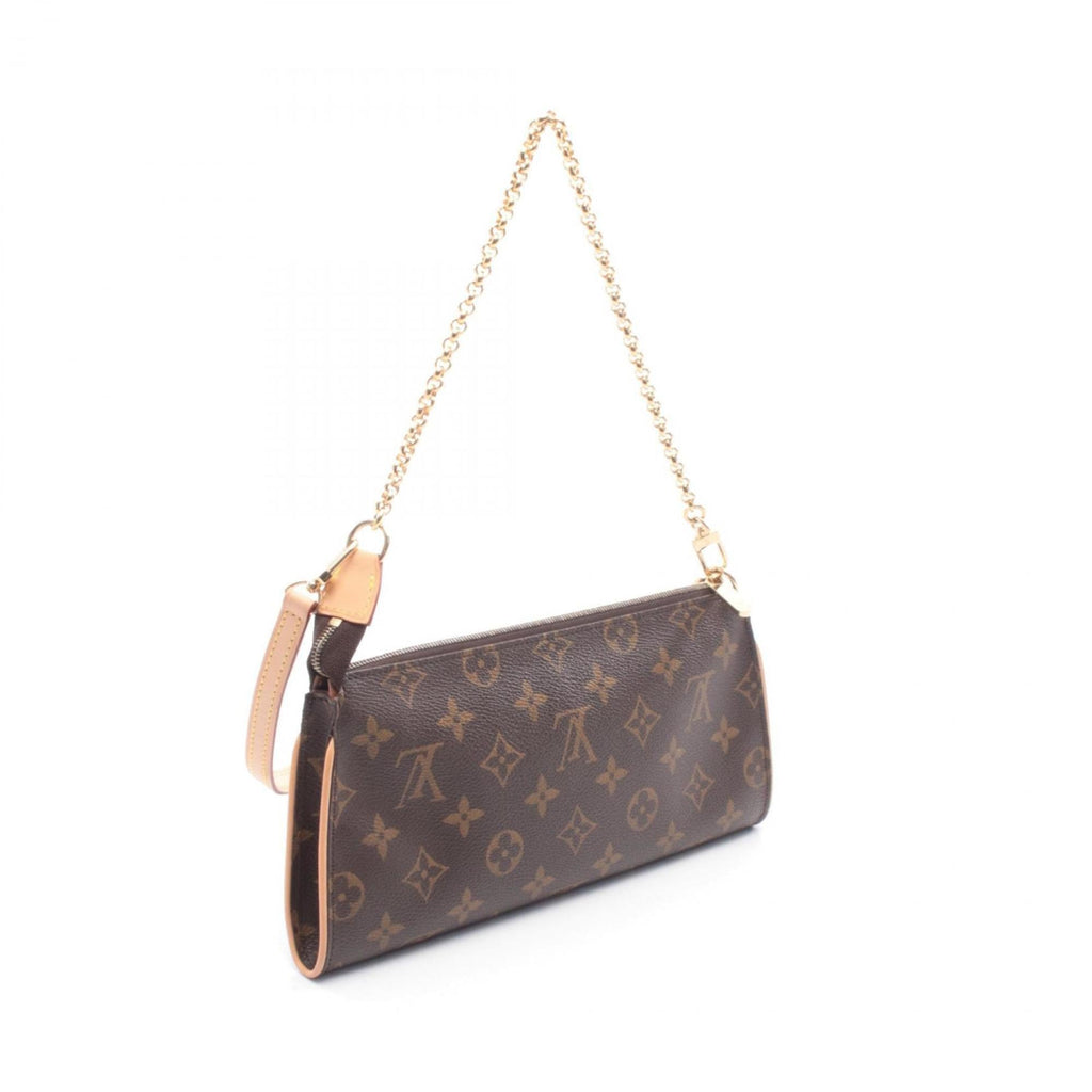 Louis Vuitton Brown Coated Canvas Leather Handbag
