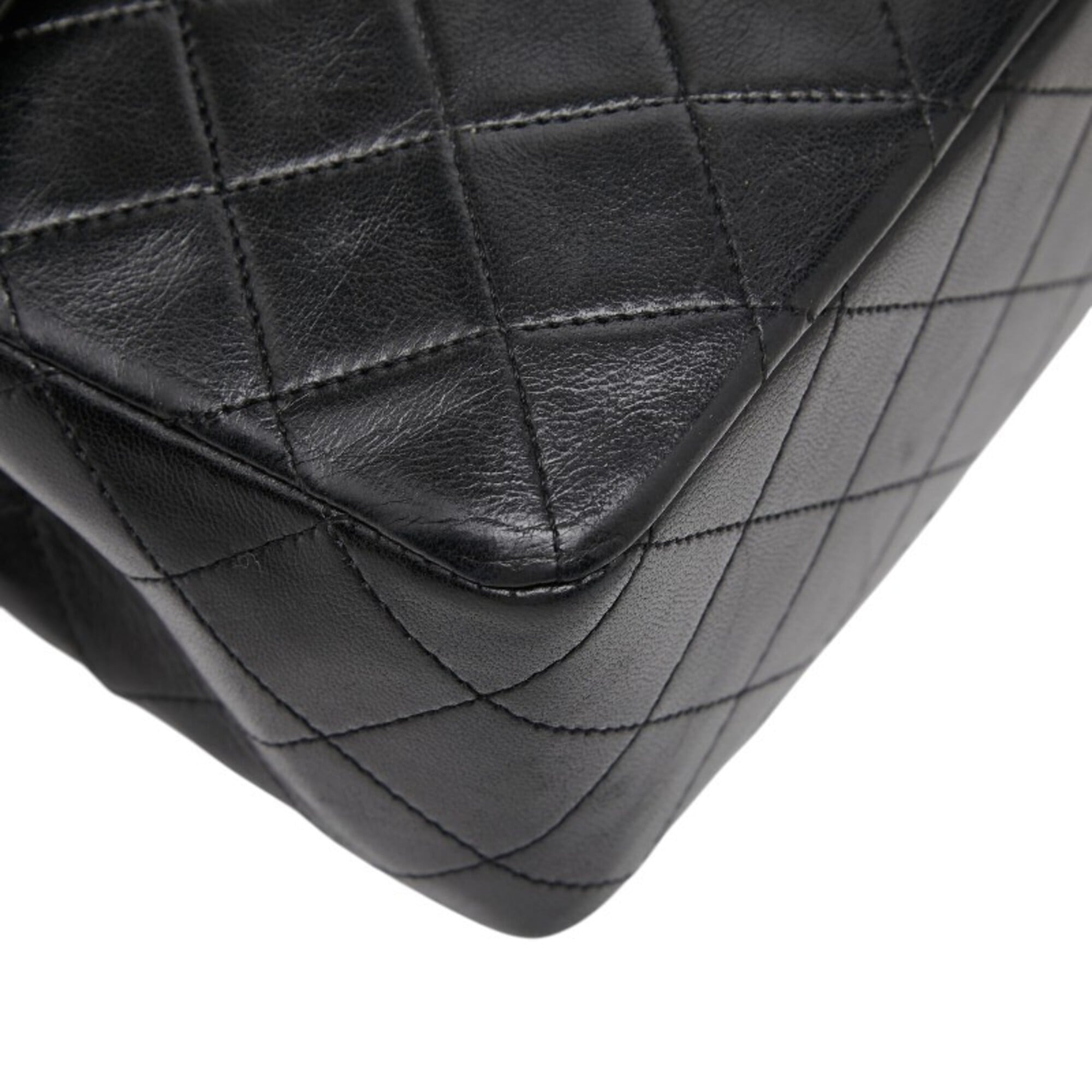 Chanel Black Leather Shoulder Bag
