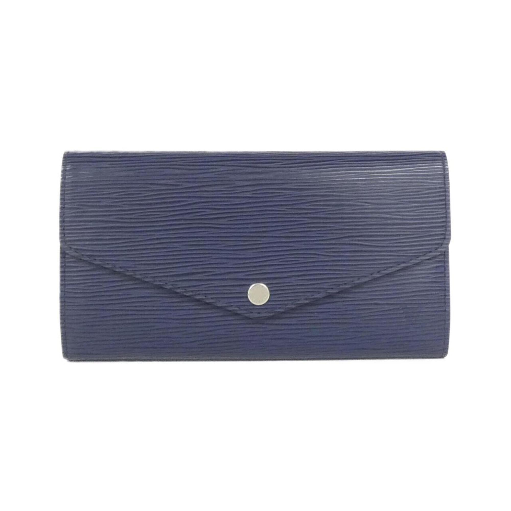 Louis Vuitton Indigo Leather Long Wallet