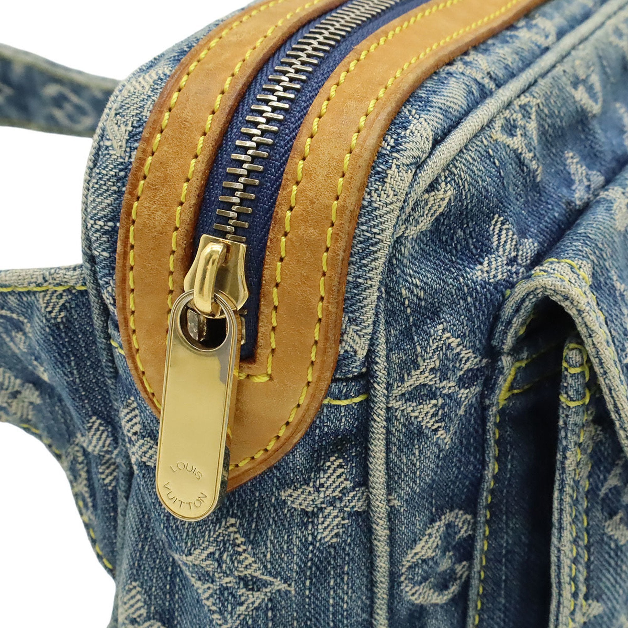 Louis Vuitton Blue Monogram Denim Fanny Pack Sling Bag
