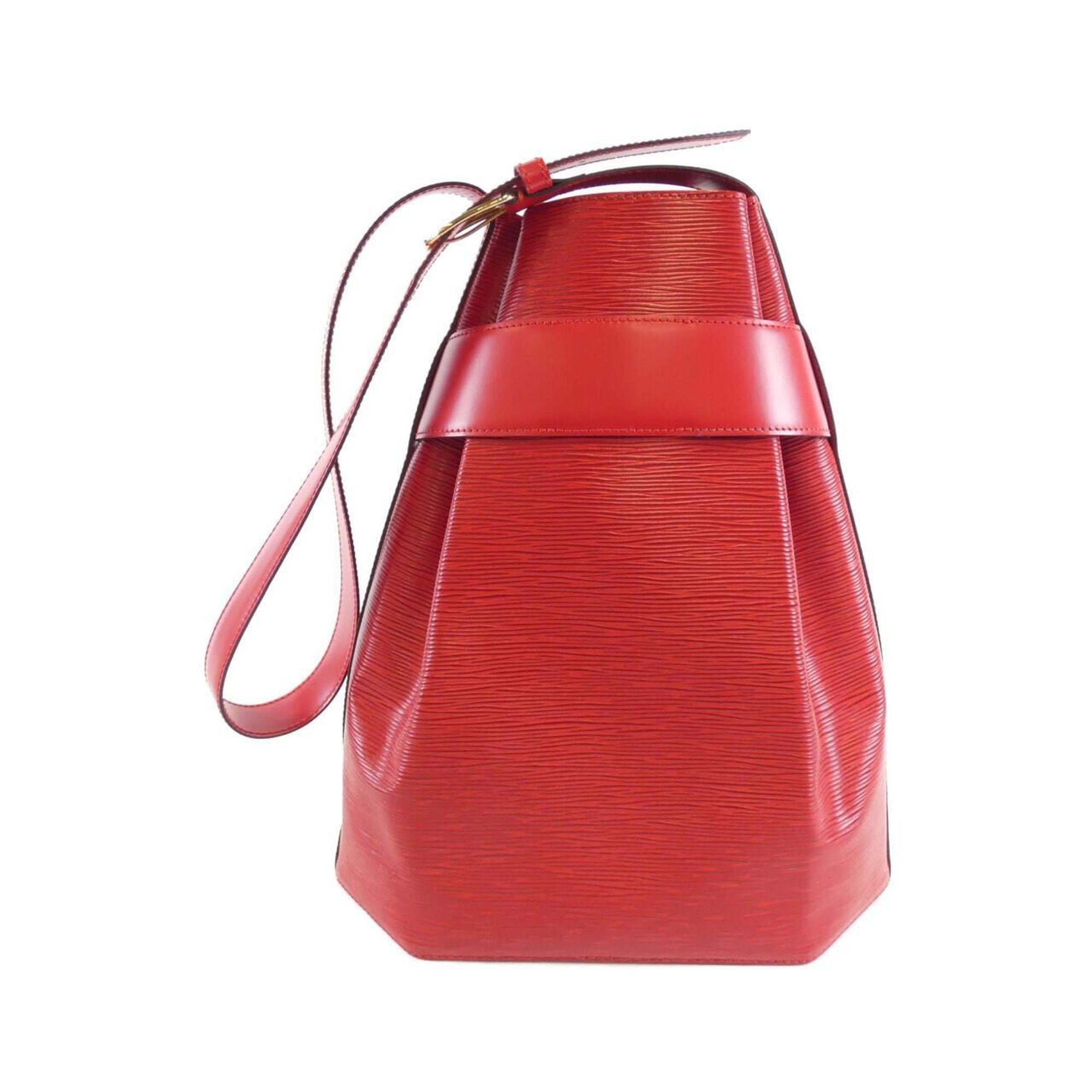 Louis Vuitton Red Color Leather Shoulder Bag