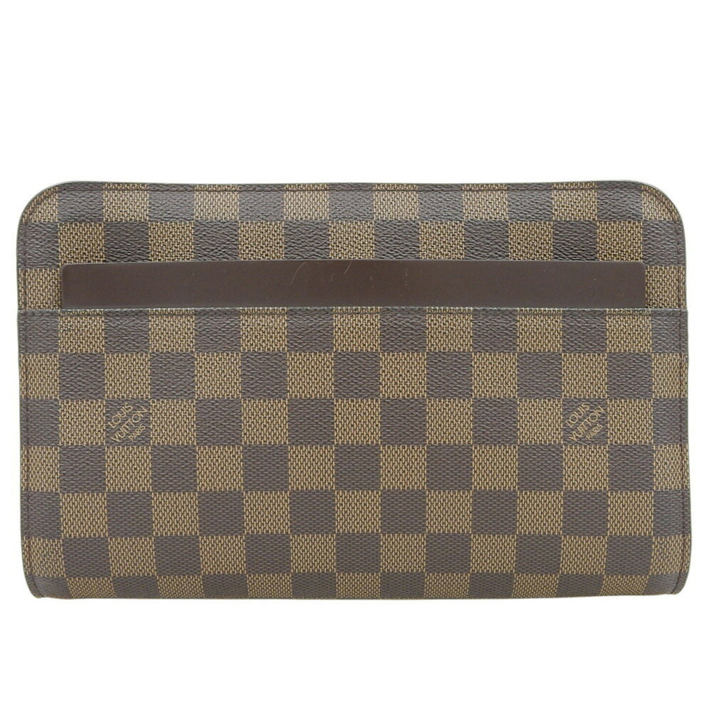 Louis Vuitton Damier Damier Canvas Ebene Pvc Clutch Bag