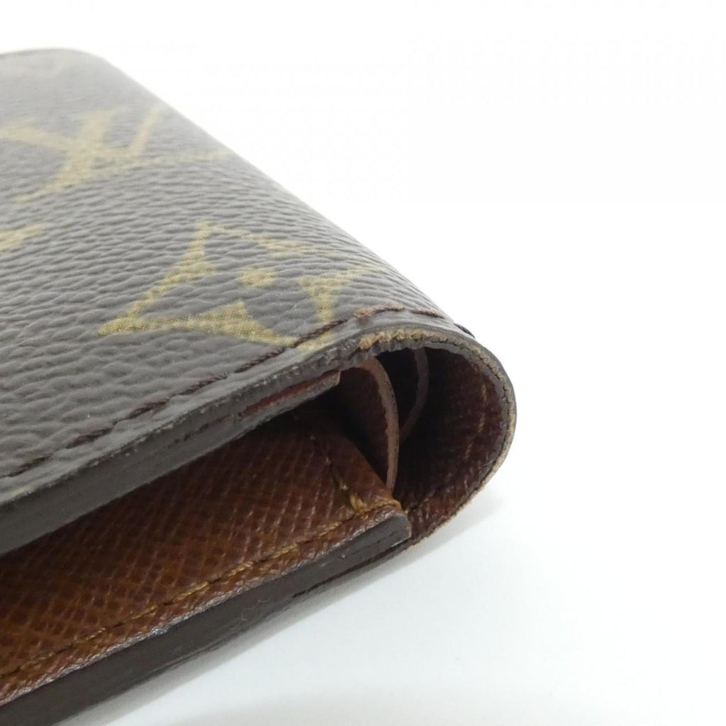 Louis Vuitton Marron Coated Canvas Wallet