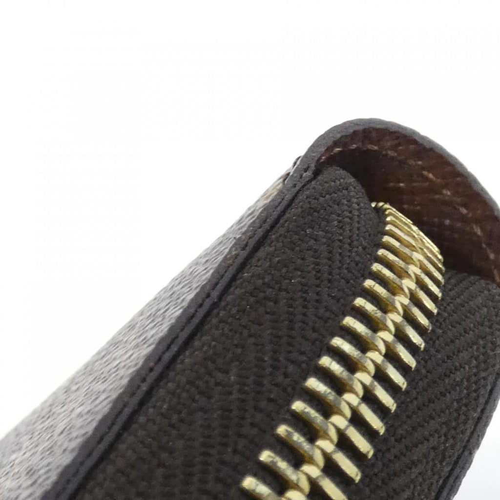 Louis Vuitton Marron Coated Canvas Long Wallet