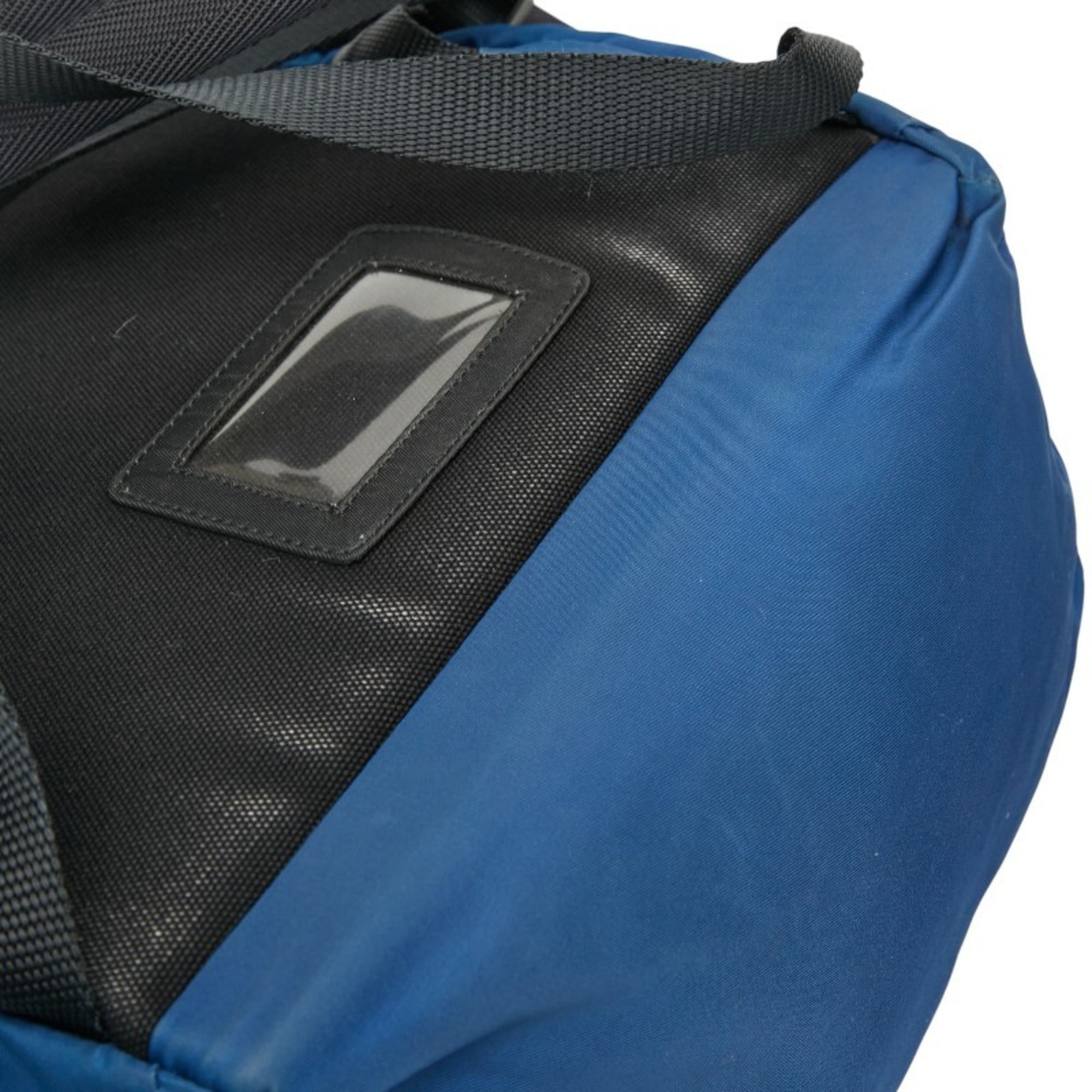 Prada Black Blue Nylon Backpack