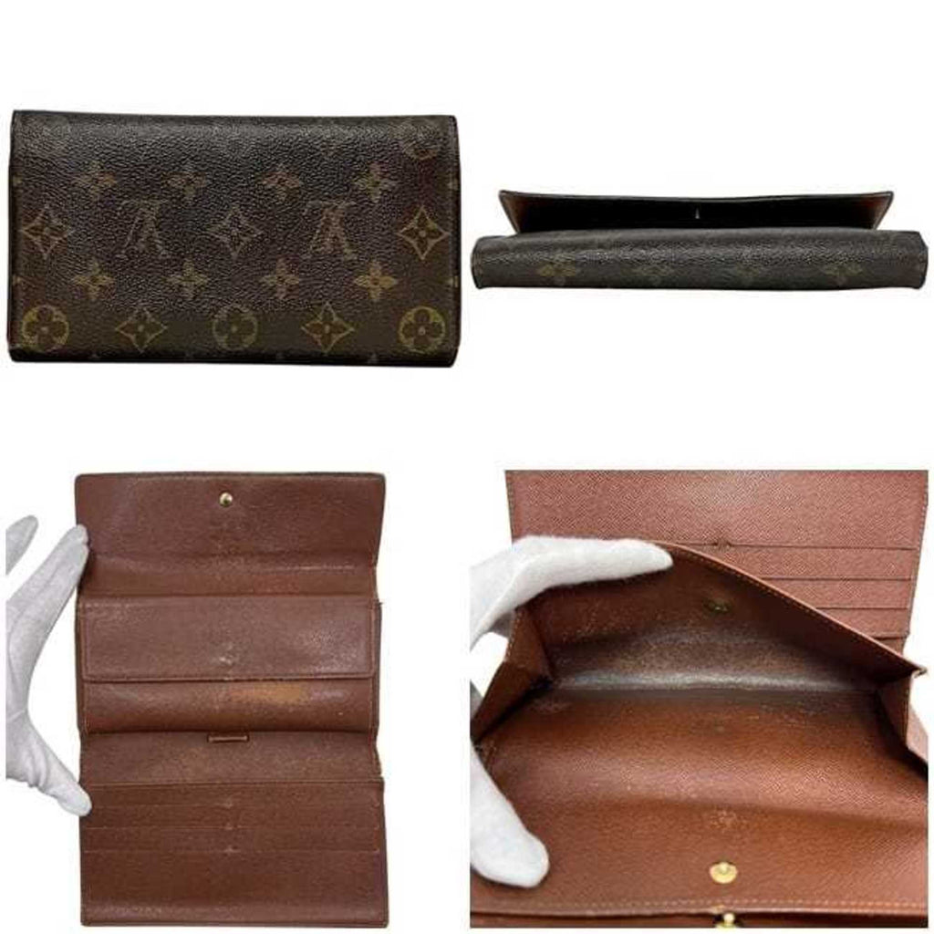 Louis Vuitton Brown Monogram Monogram Long Wallet (Tri-Fold)