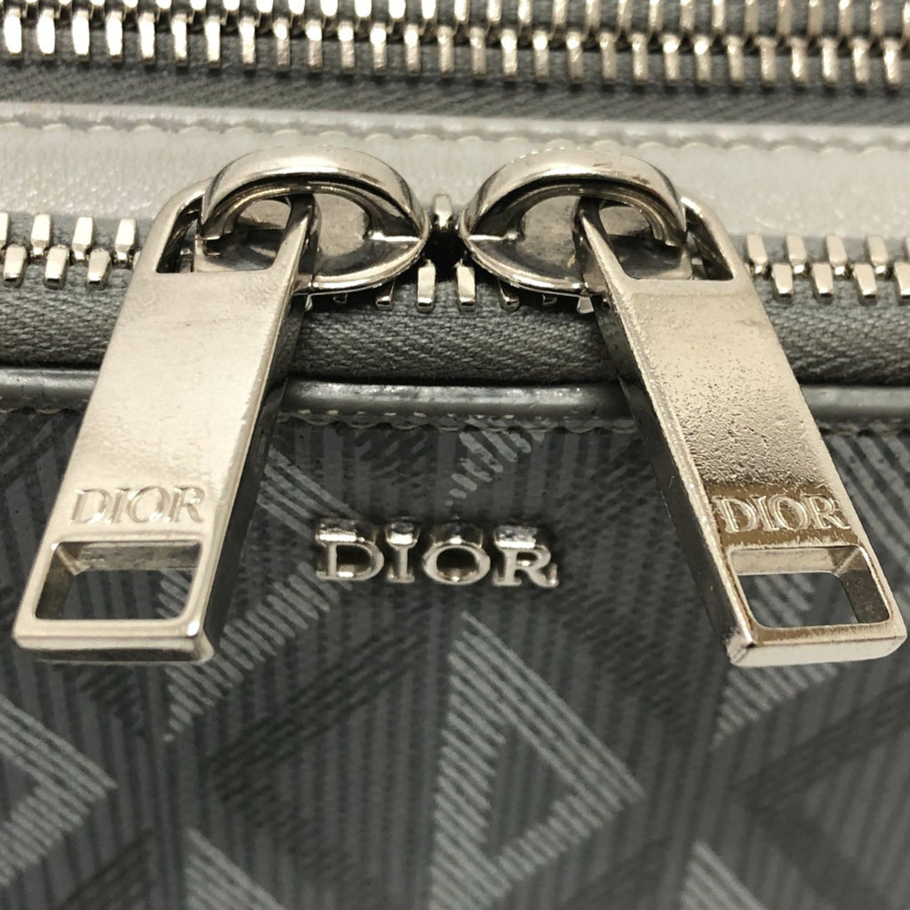 Christian Dior Gray Cloth Shoulder Bag (Pre-Owned)
