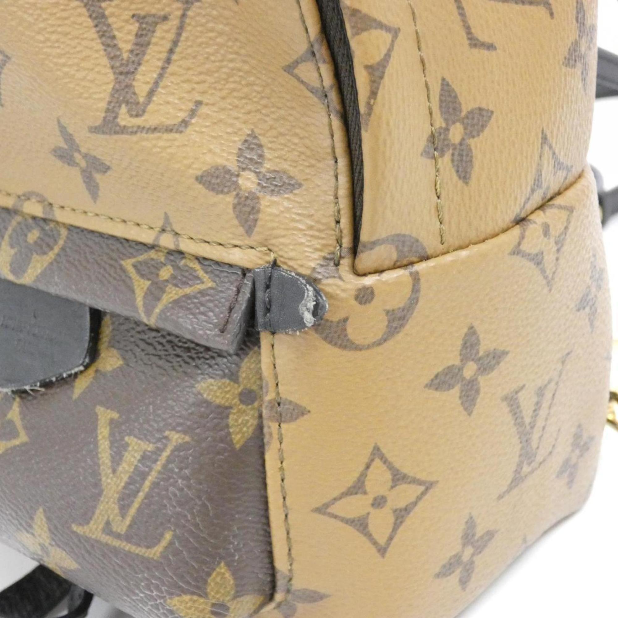 Louis Vuitton Brown Coated Canvas Backpack