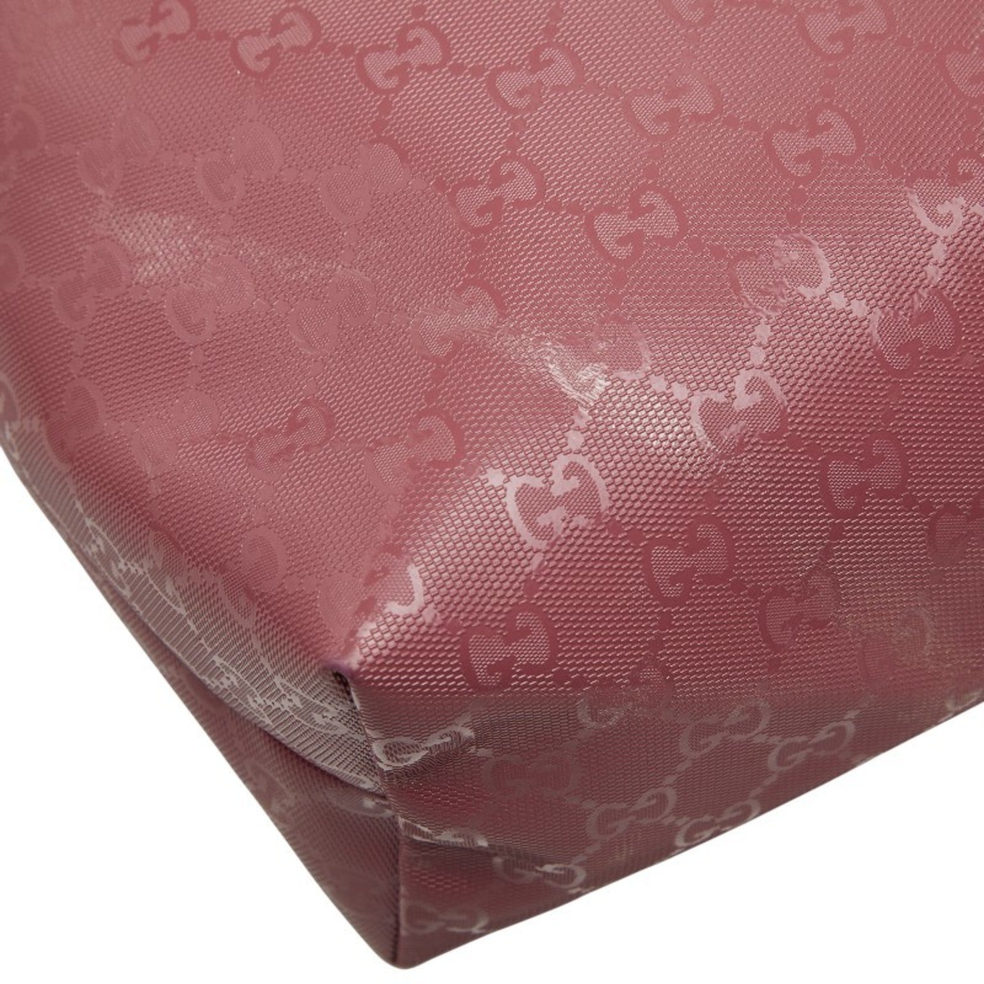 Gucci Pink Pvc Leather Shoulder Bag Tote Bag (Pre-Owned)