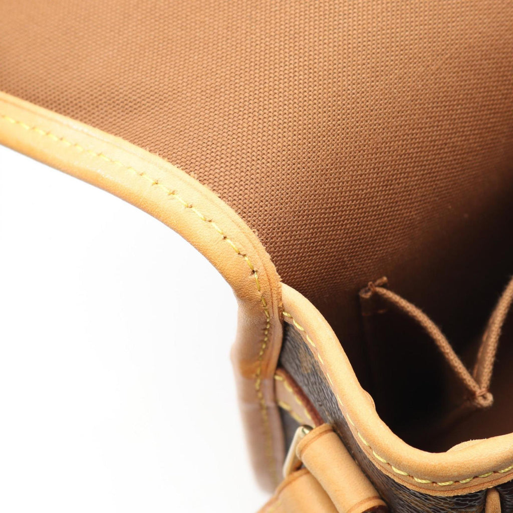 Louis Vuitton Brown Pvc Leather Shoulder Bag
