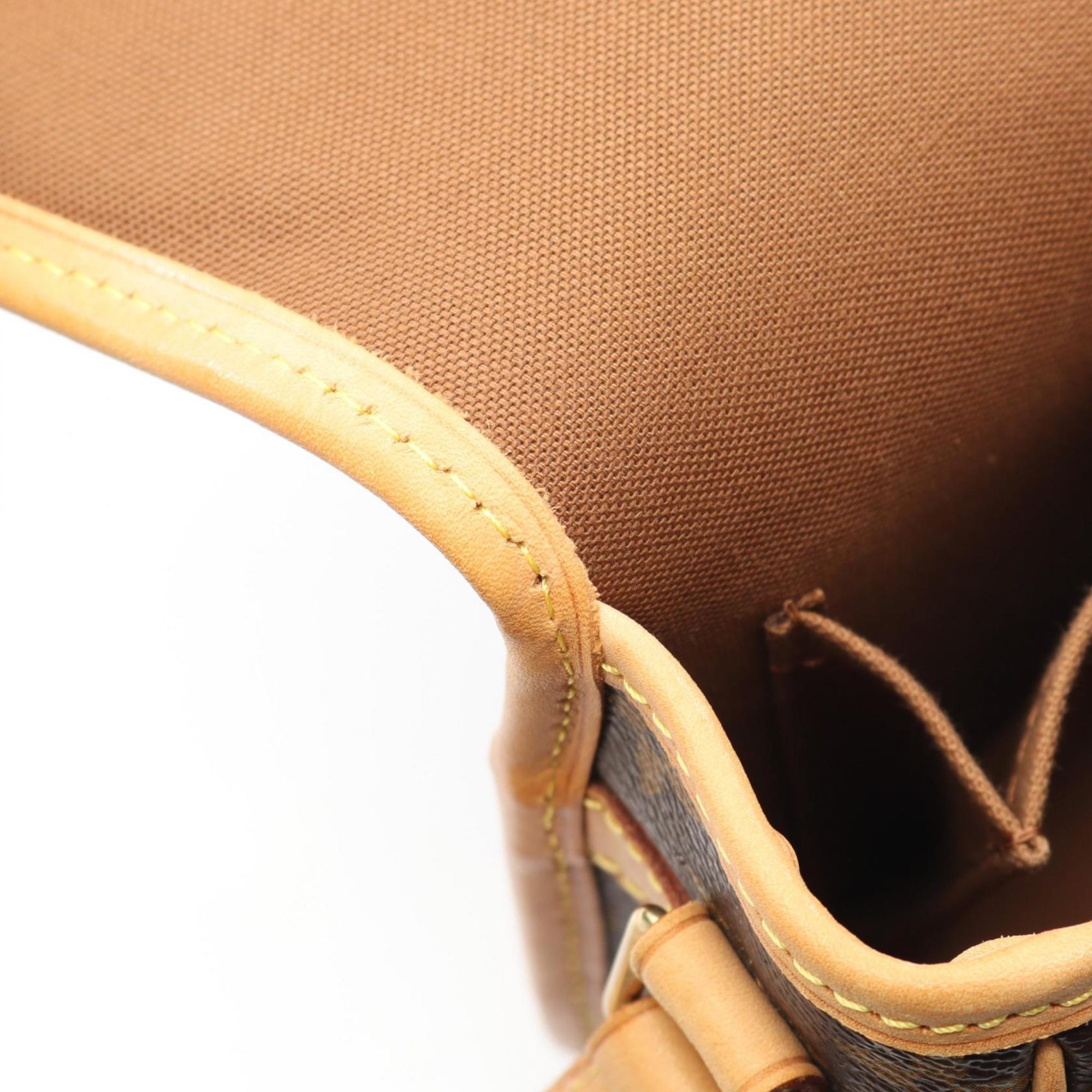 Louis Vuitton Brown Pvc Leather Shoulder Bag