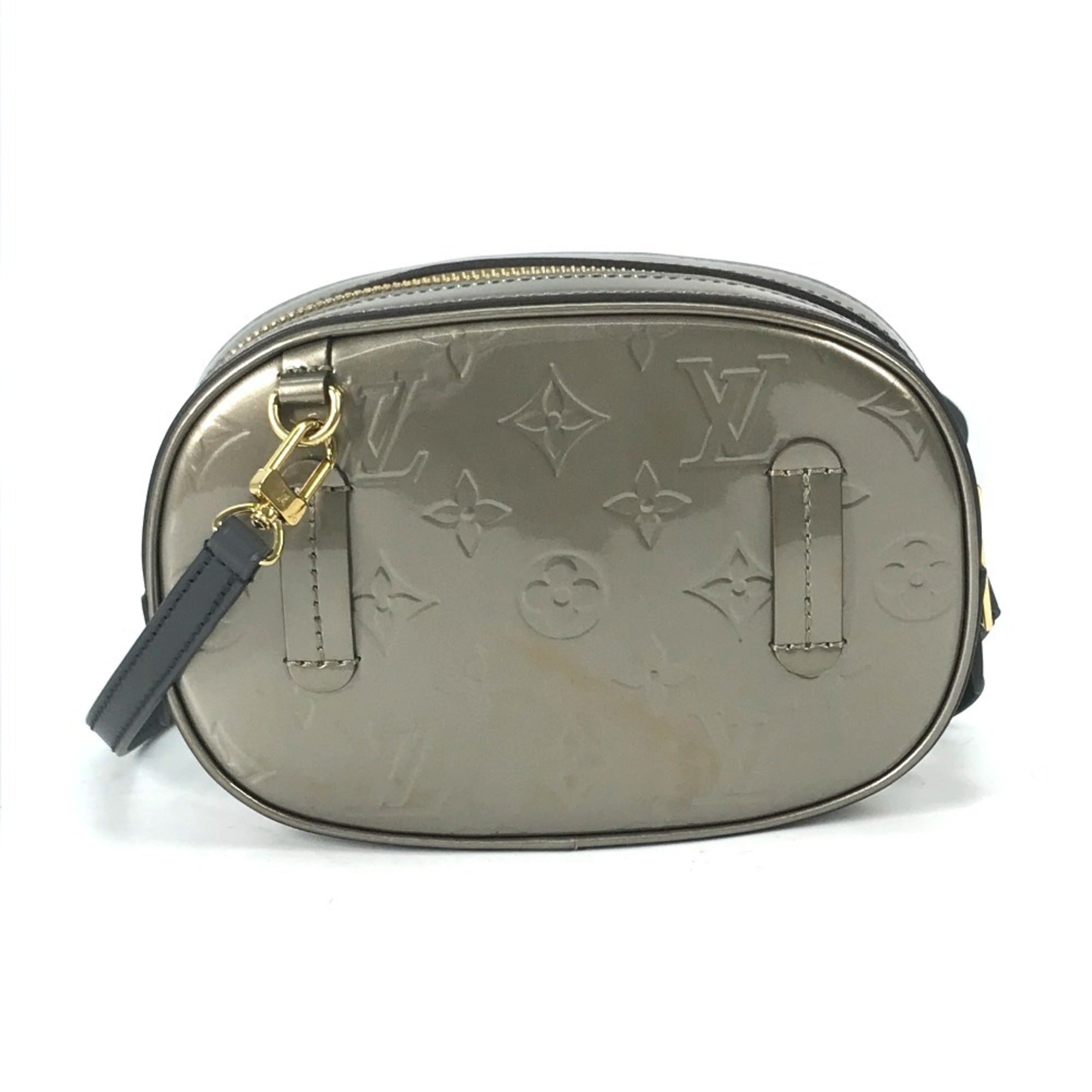 Louis Vuitton Gray Monogram Vernis Shoulder Bag Sling Bag