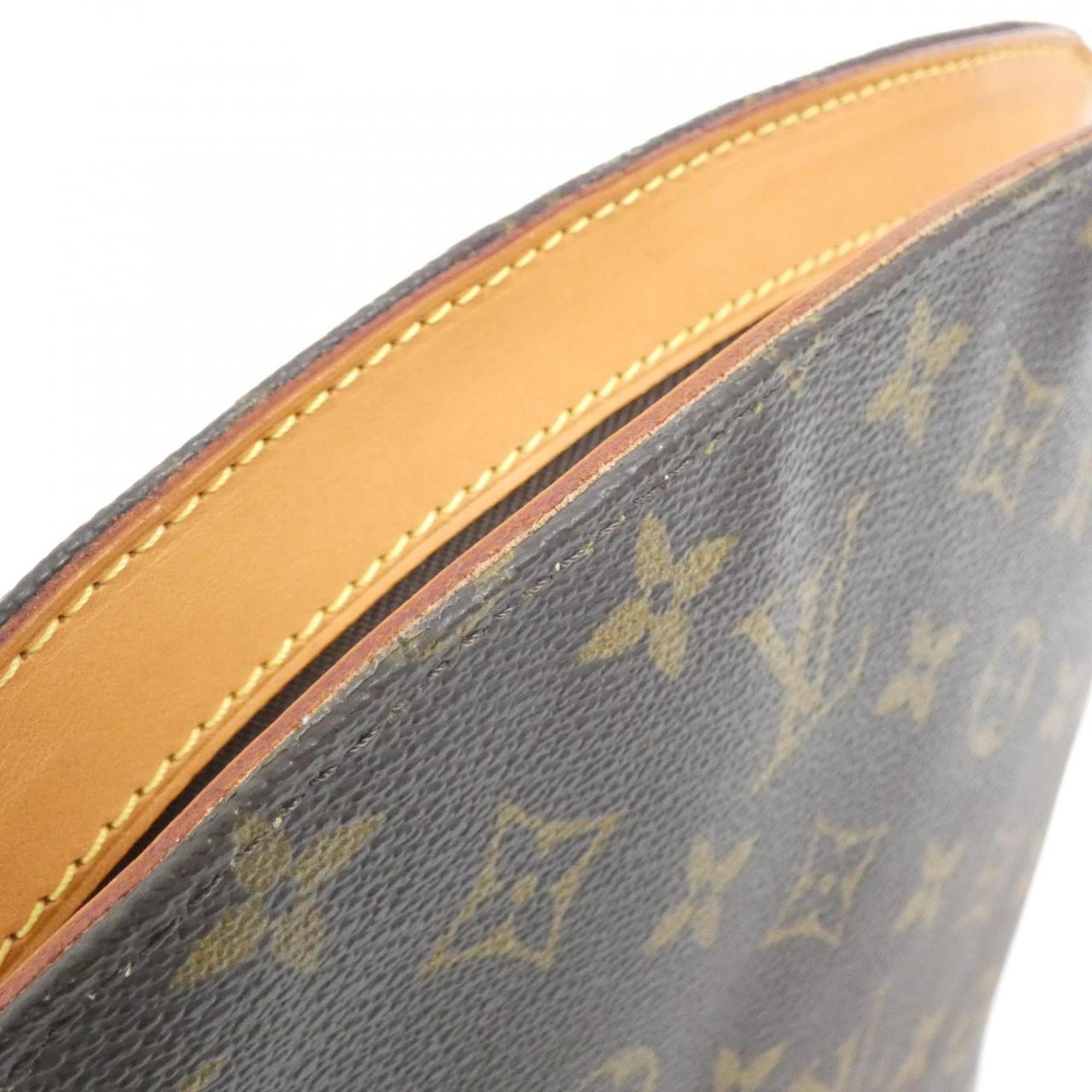 Louis Vuitton Marron Coated Canvas Shoulder Bag