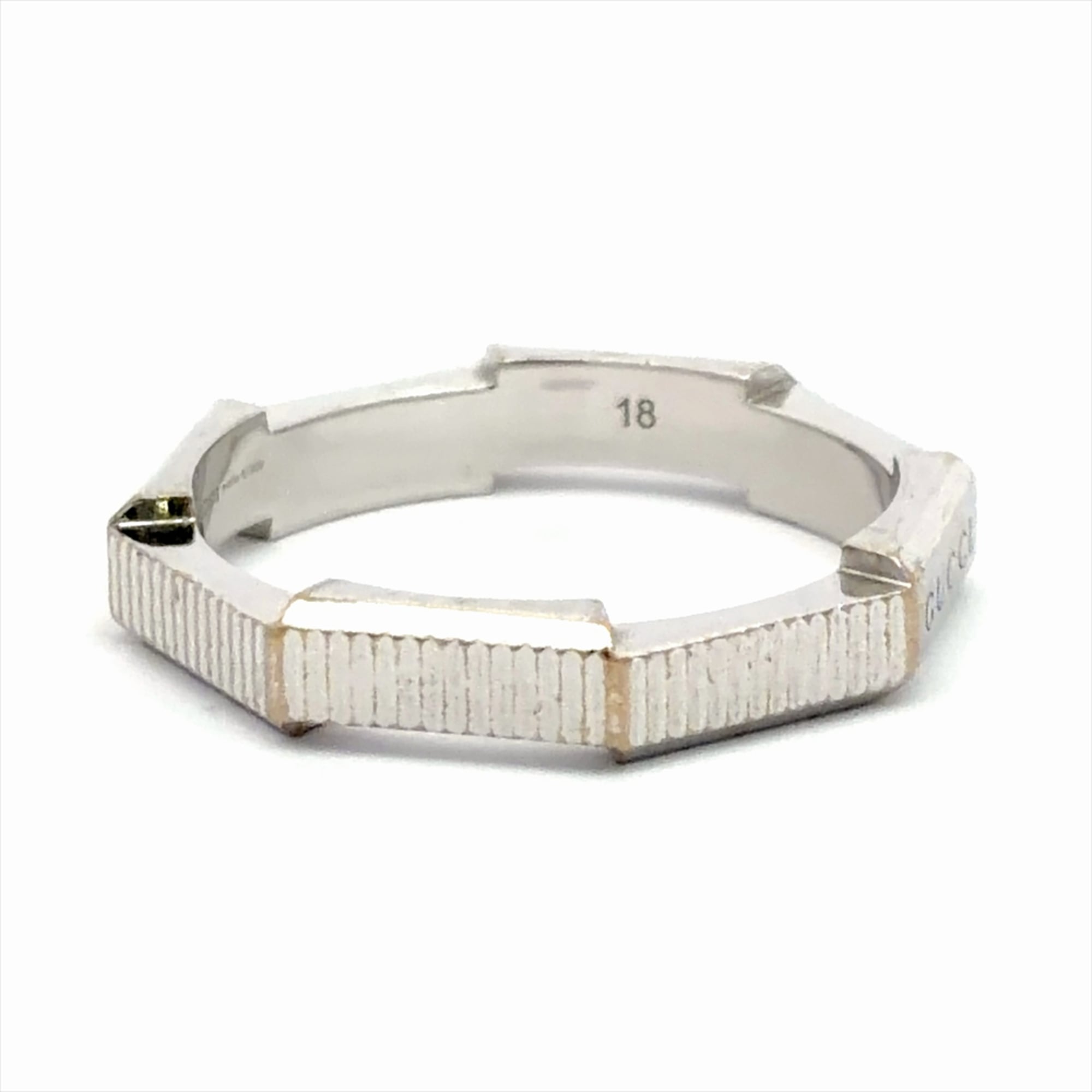 Gucci White White Gold (18K) (Pre-Owned)