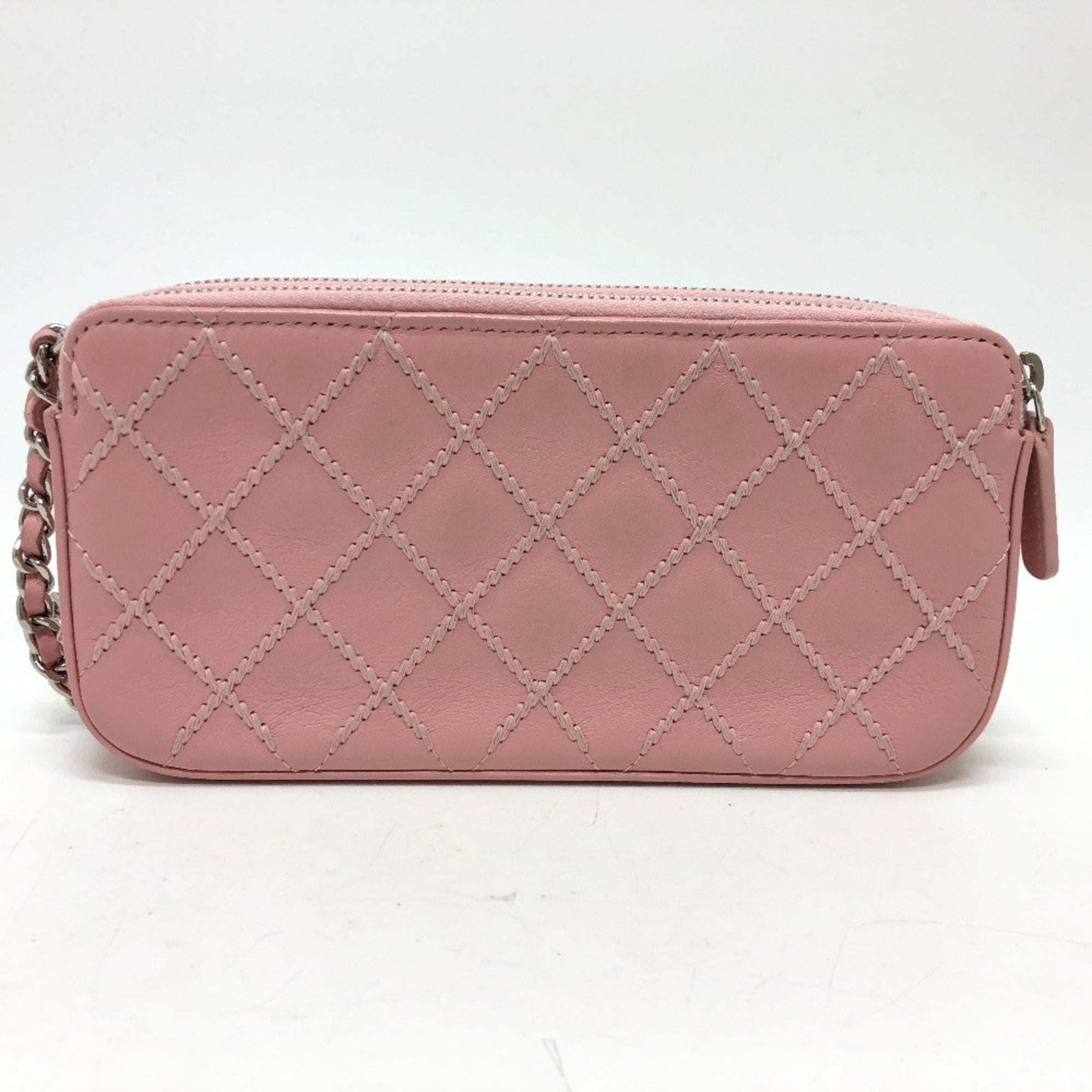 Chanel Pink Leather Shoulder Bag