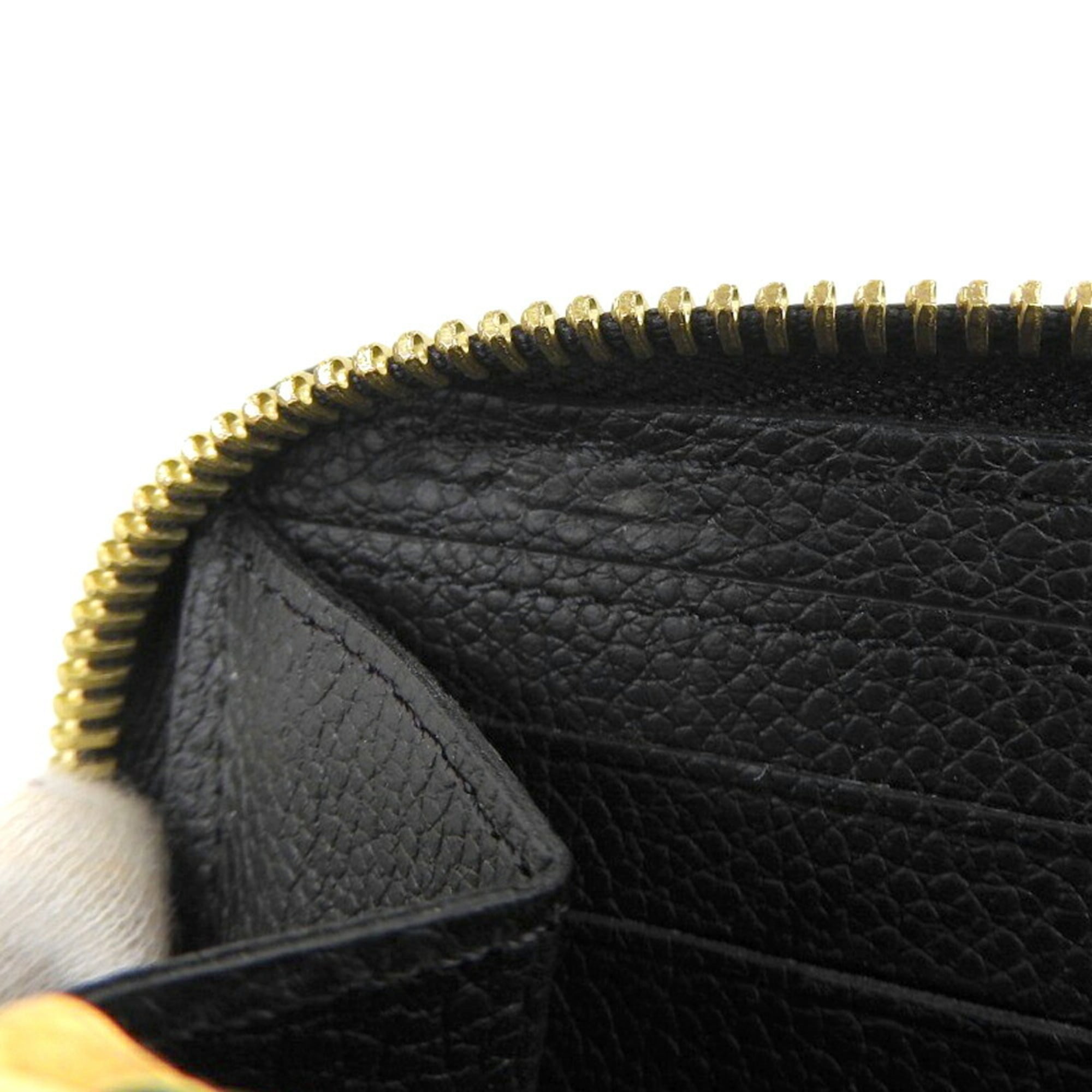 Louis Vuitton Black Noir Leather Long Wallet