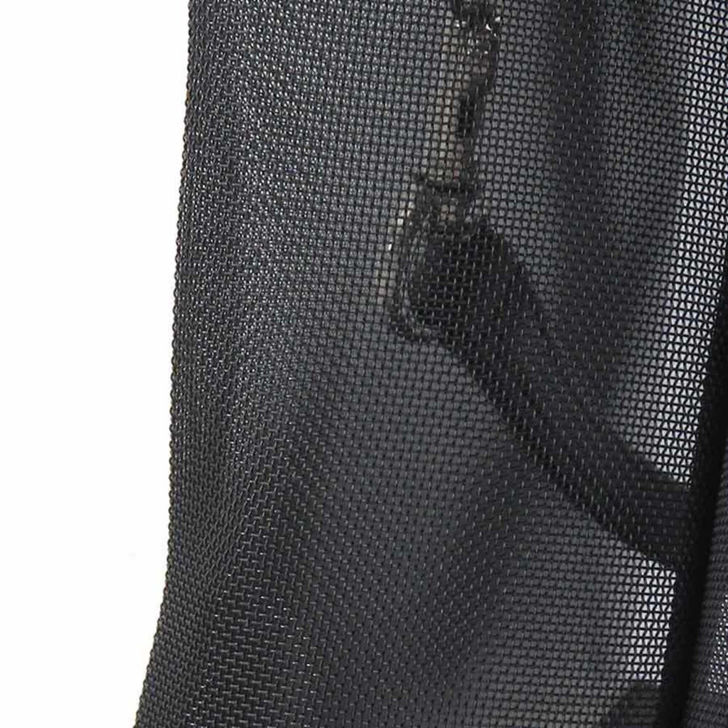 Balenciaga Black Leather Mesh Handbag Tote