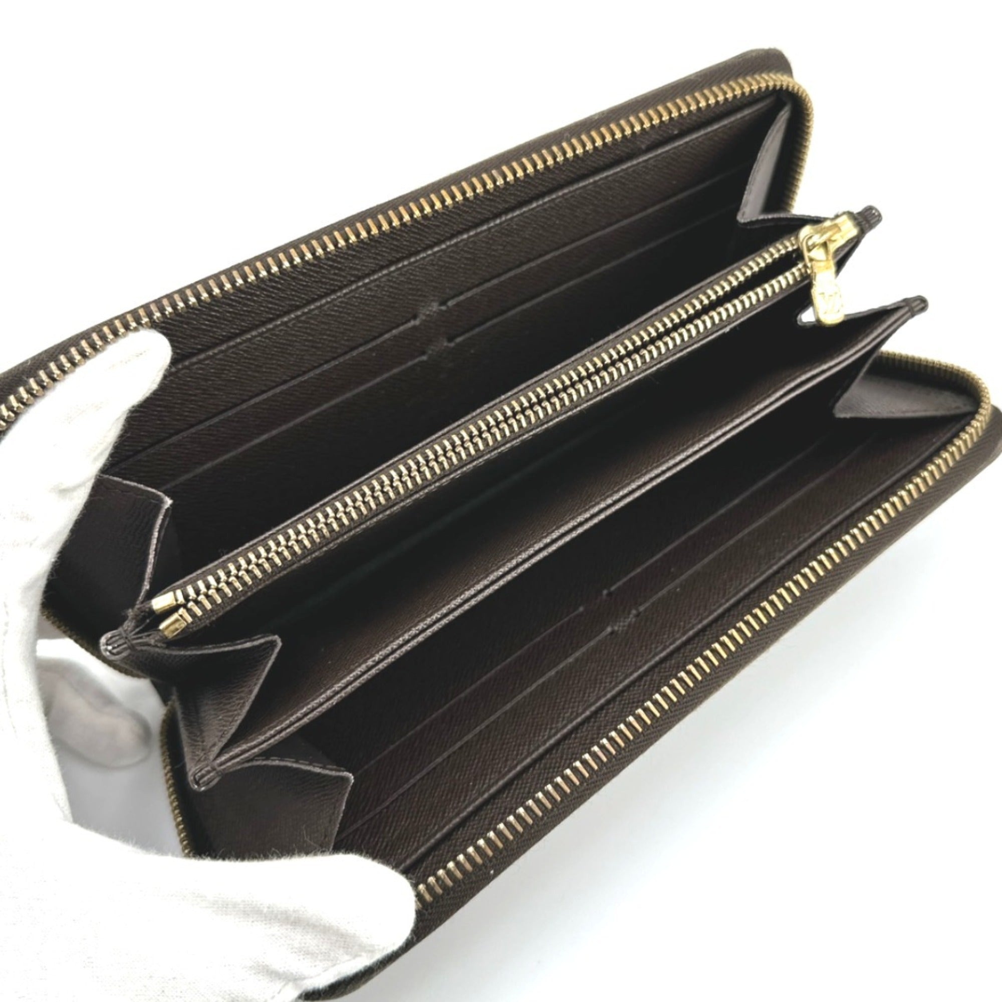Louis Vuitton Brown Ebene Damier Canvas Long Wallet