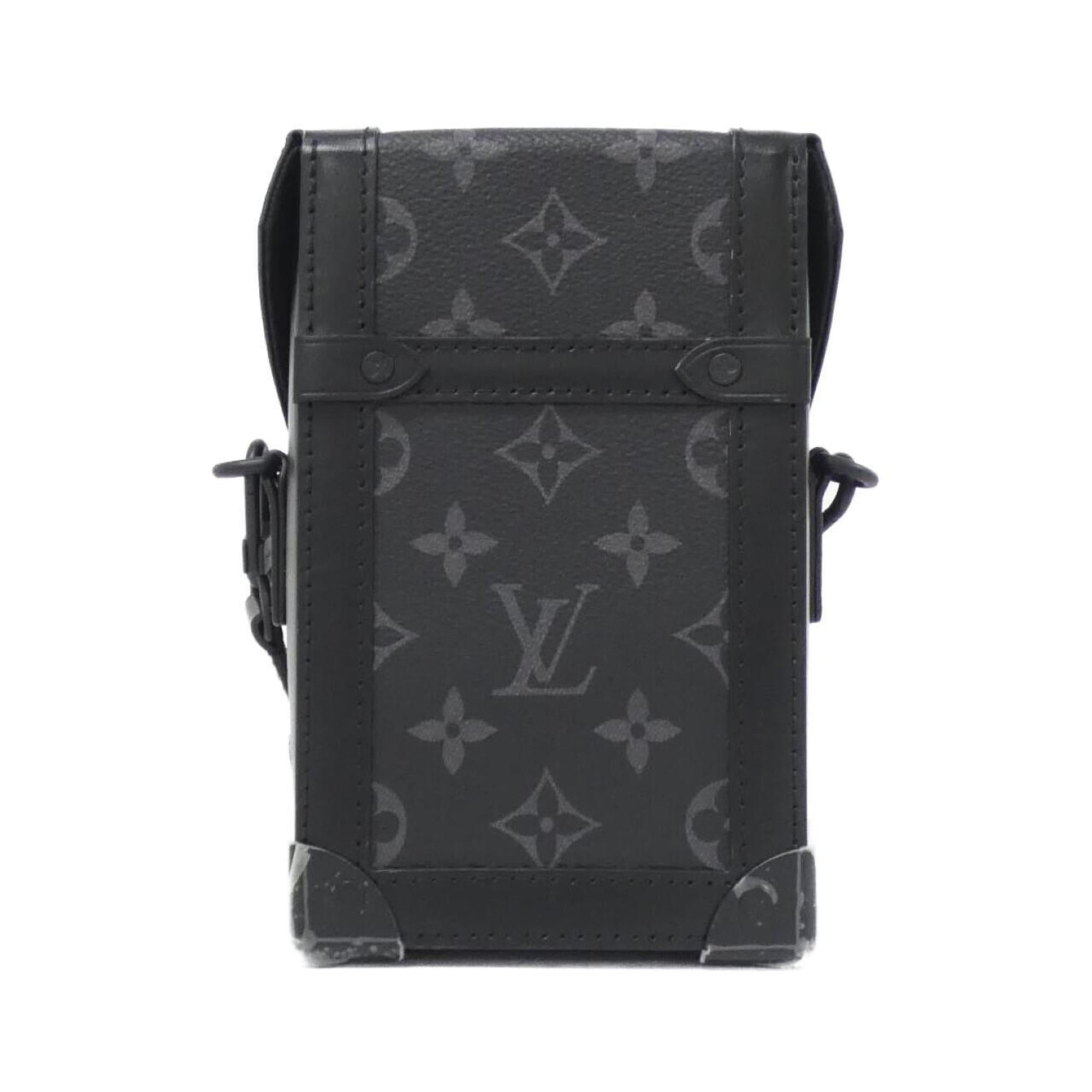 Louis Vuitton Black Coated Canvas Shoulder Bag
