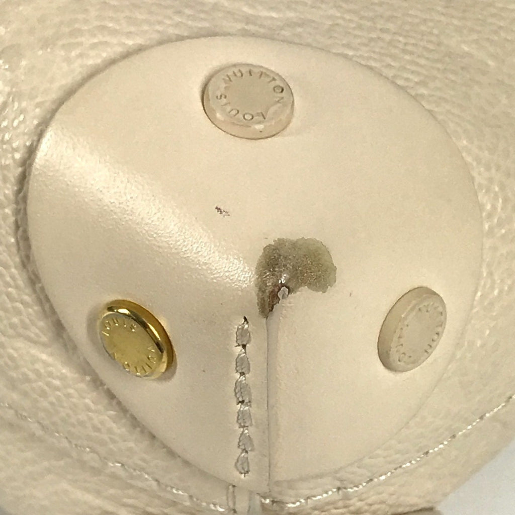 Louis Vuitton White Monogram Empreinte Handbag
