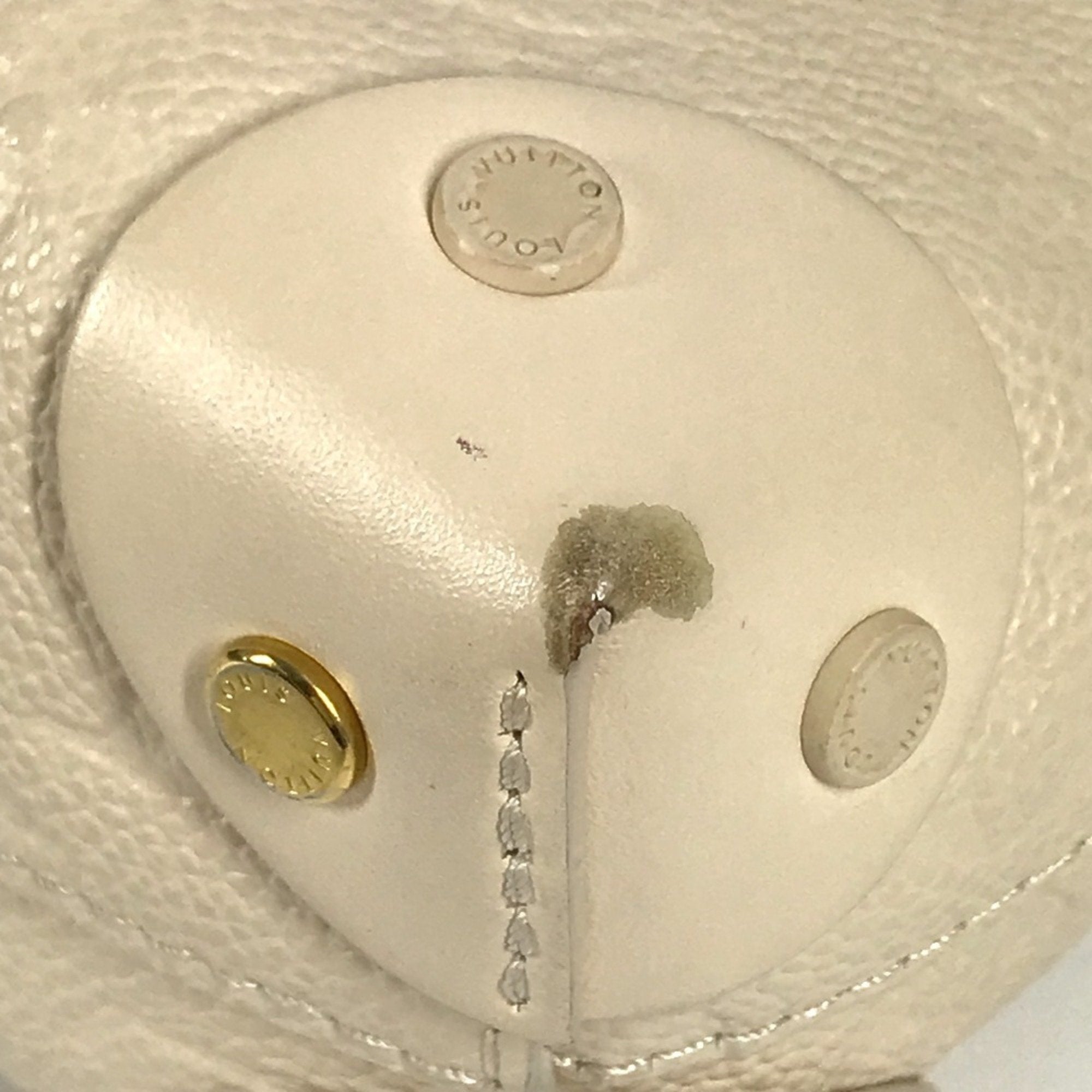Louis Vuitton White Monogram Empreinte Handbag